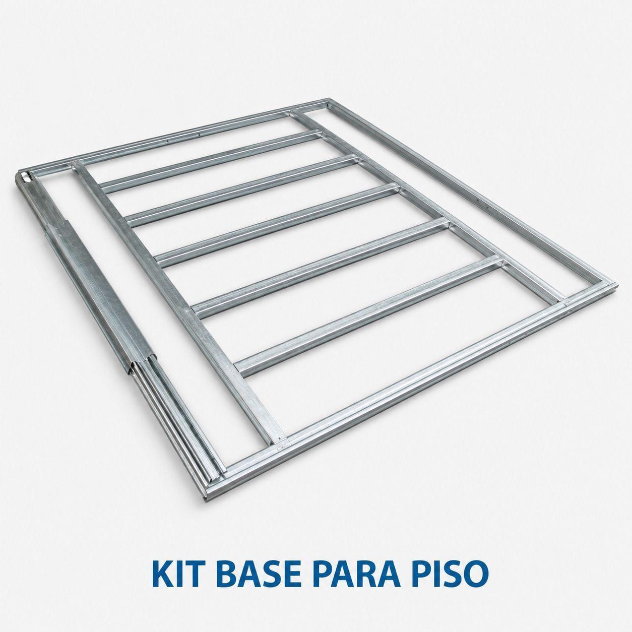 Bodega de Jardín 15.83 m2 Gris + Kit base para piso-3