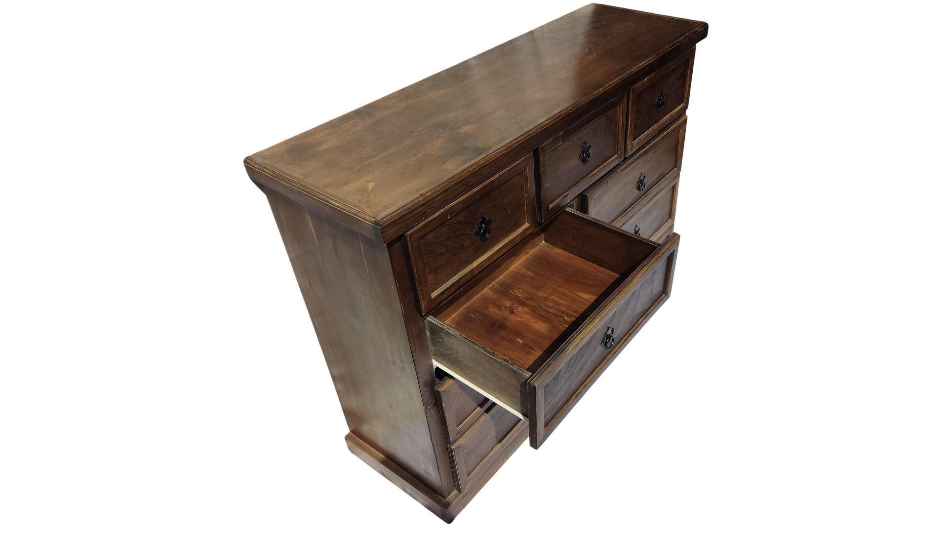 Comoda Rustica Chocolate 120-2