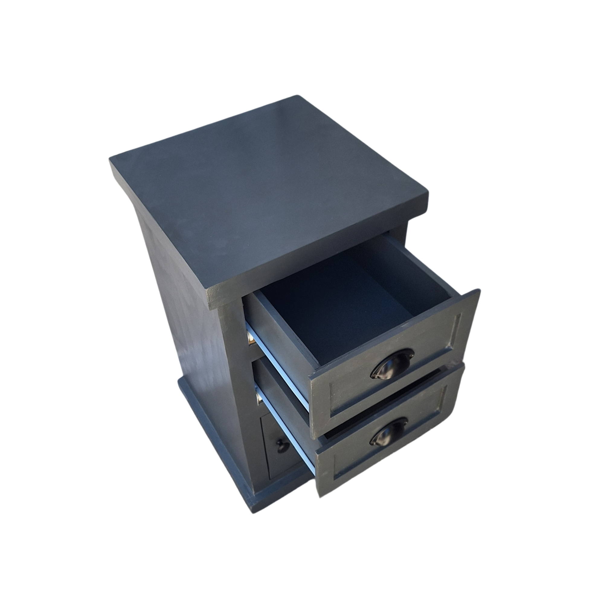 Velador Rustico Grafito Consenza Pack-4