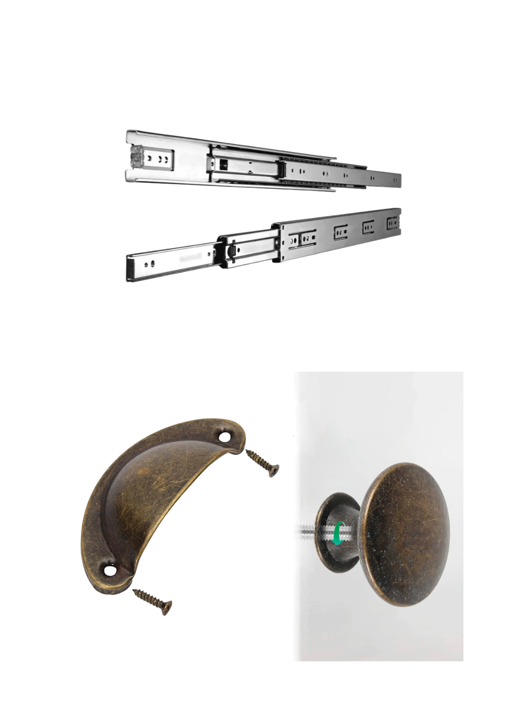 Buffet Rustico Bari 120 Verde Bicolor-5