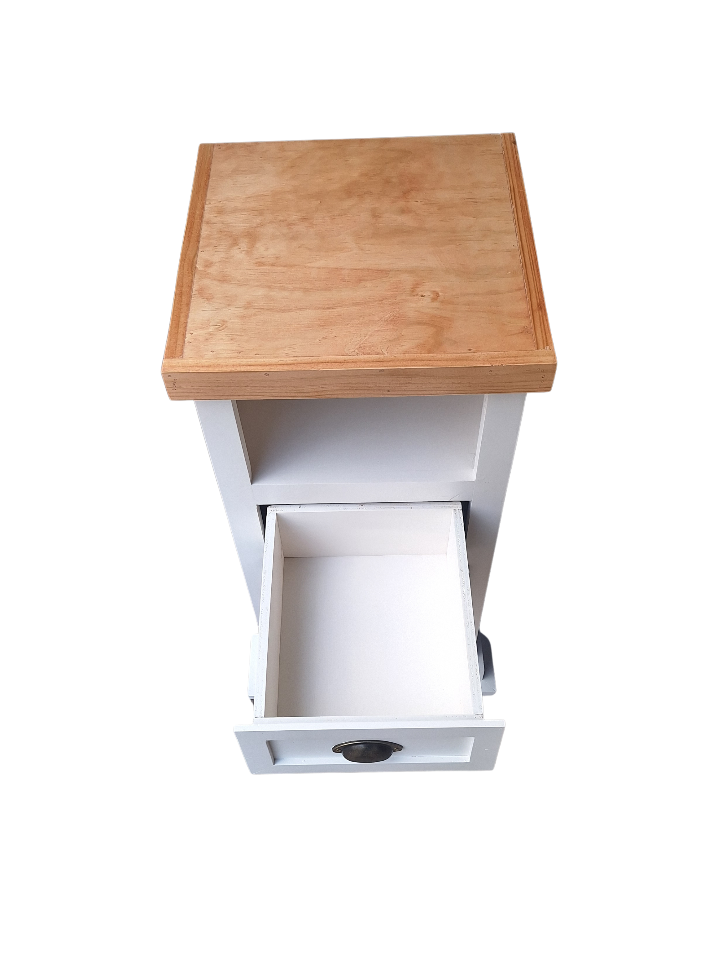Velador Rustico Bicolor Blanco Nardo Pack-2