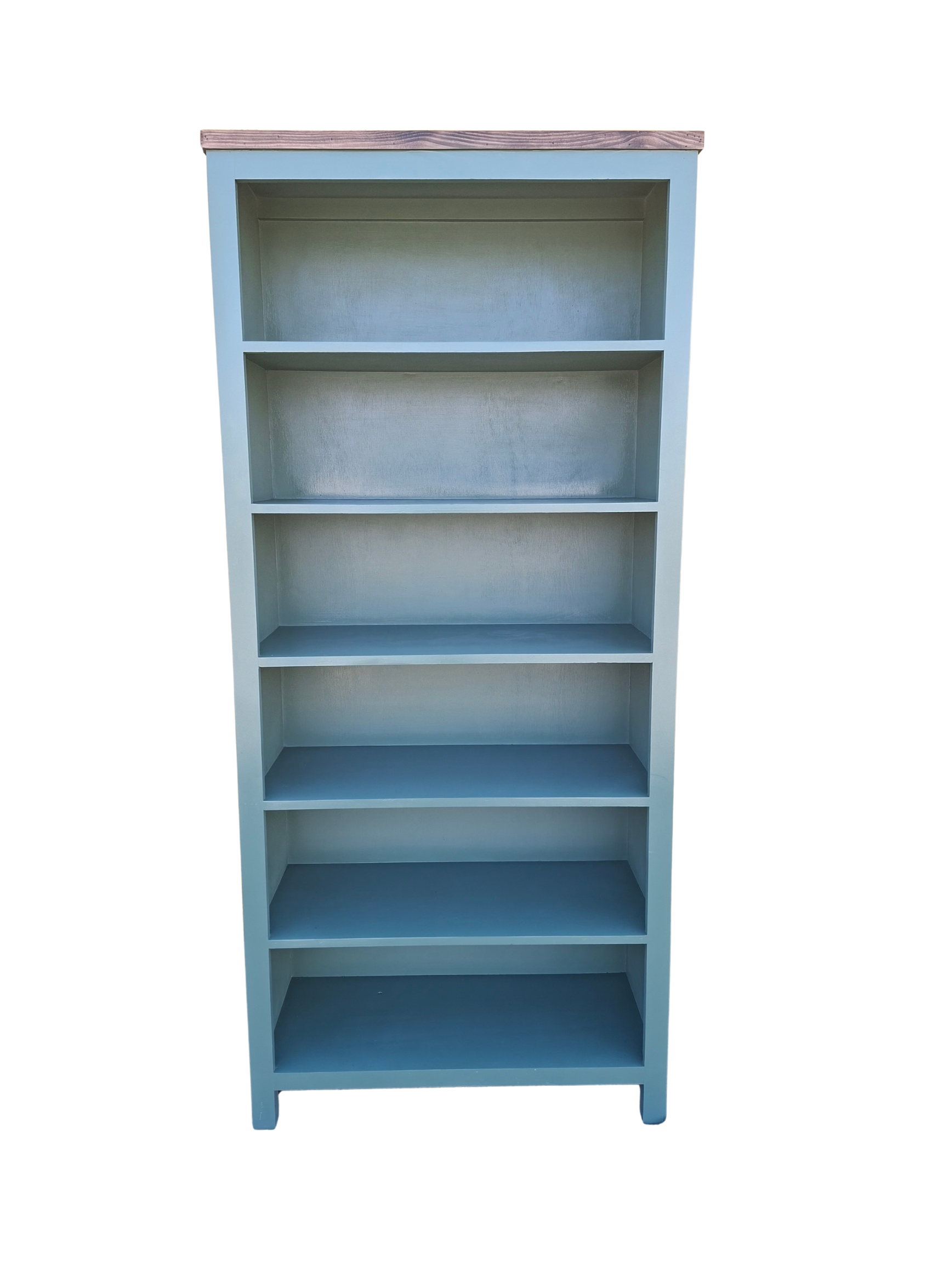 Librero Mesano 6 Verde Bicolor-2