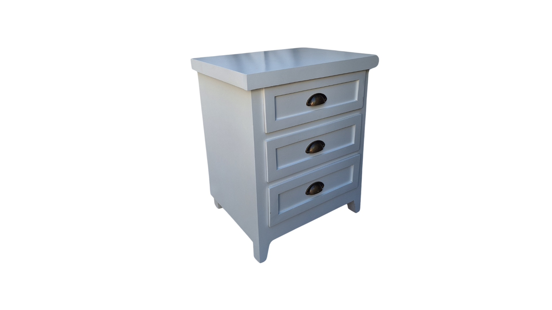 Velador Rustico Blanco Completo Terramo Pack-2