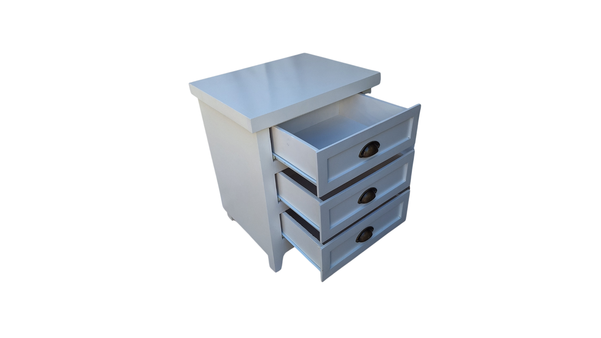 Velador Rustico Blanco Completo Terramo Pack-3