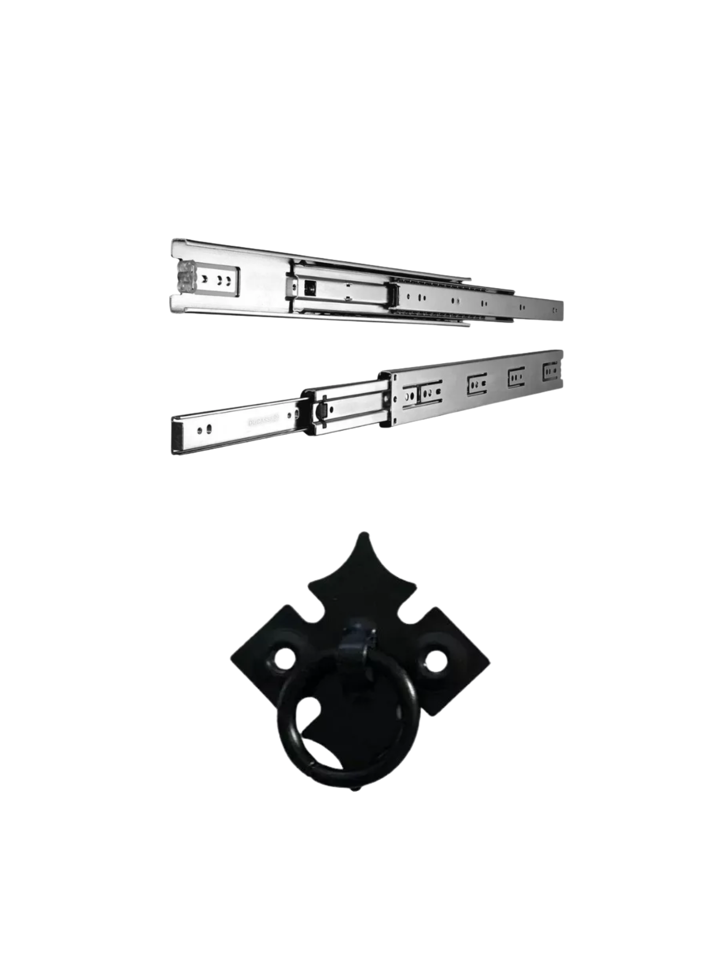 Vanitorio Rustico 80 Bicolor Blanco Black and White-5