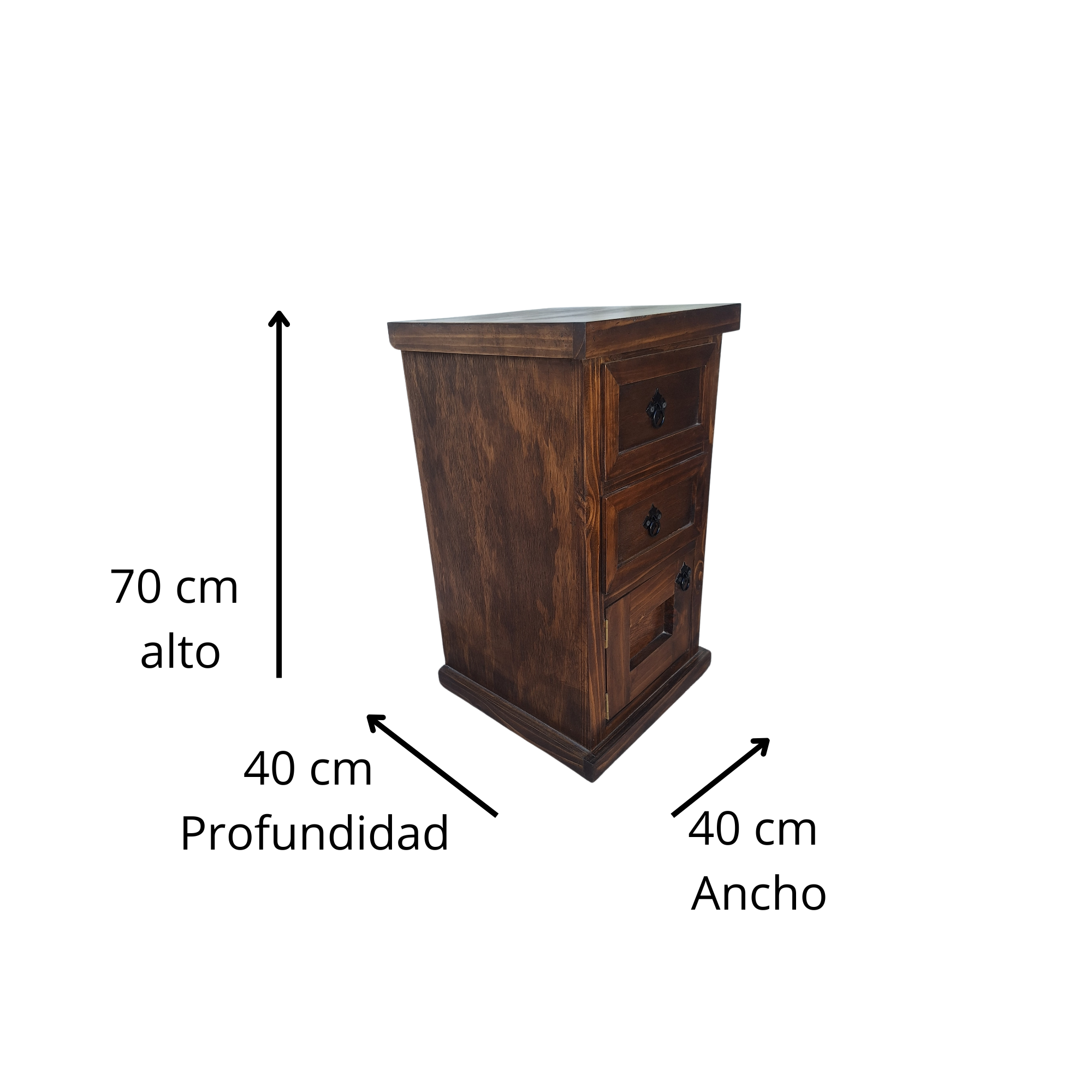 Velador Kit Rustico Chocolate Consenza-4
