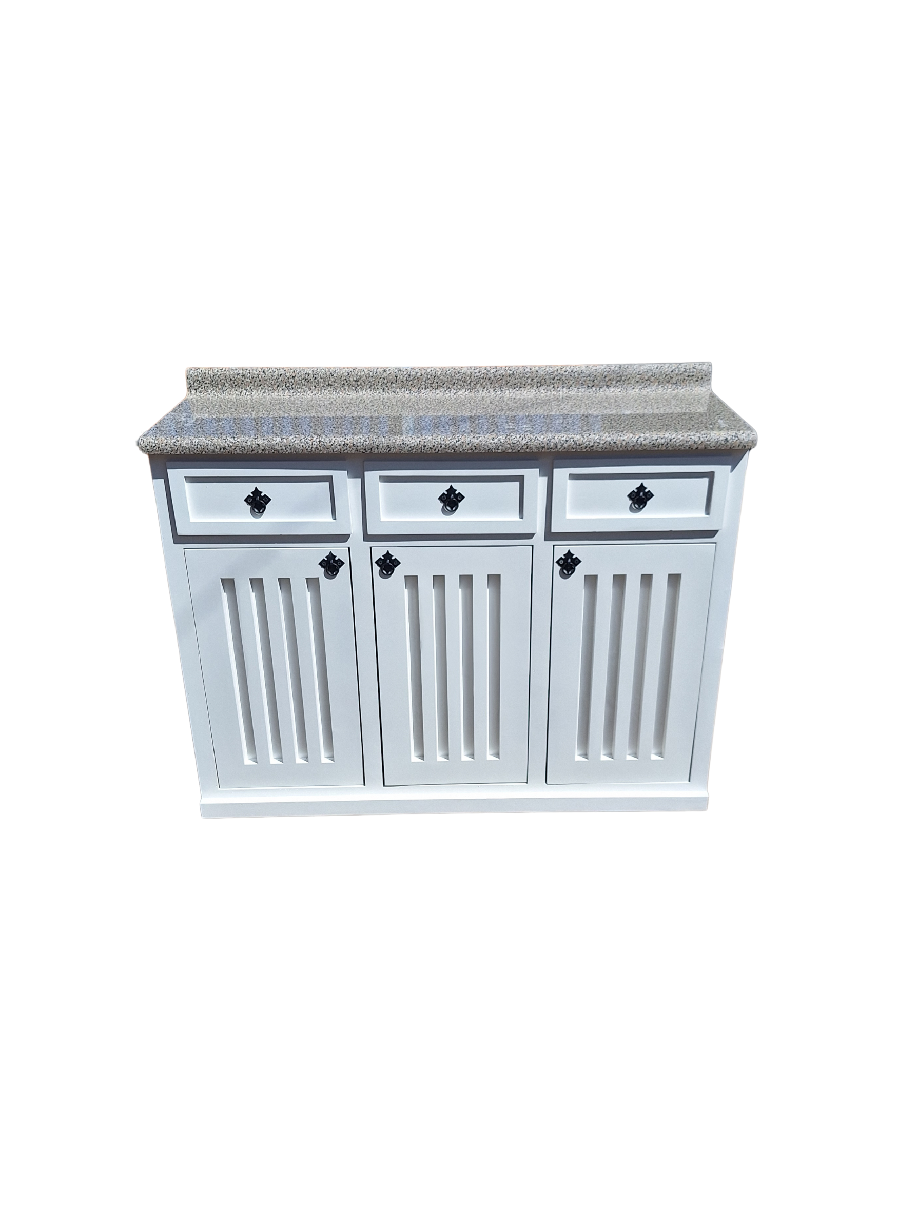 Mueble Cocina Rustico Salerno Blanco 120-3