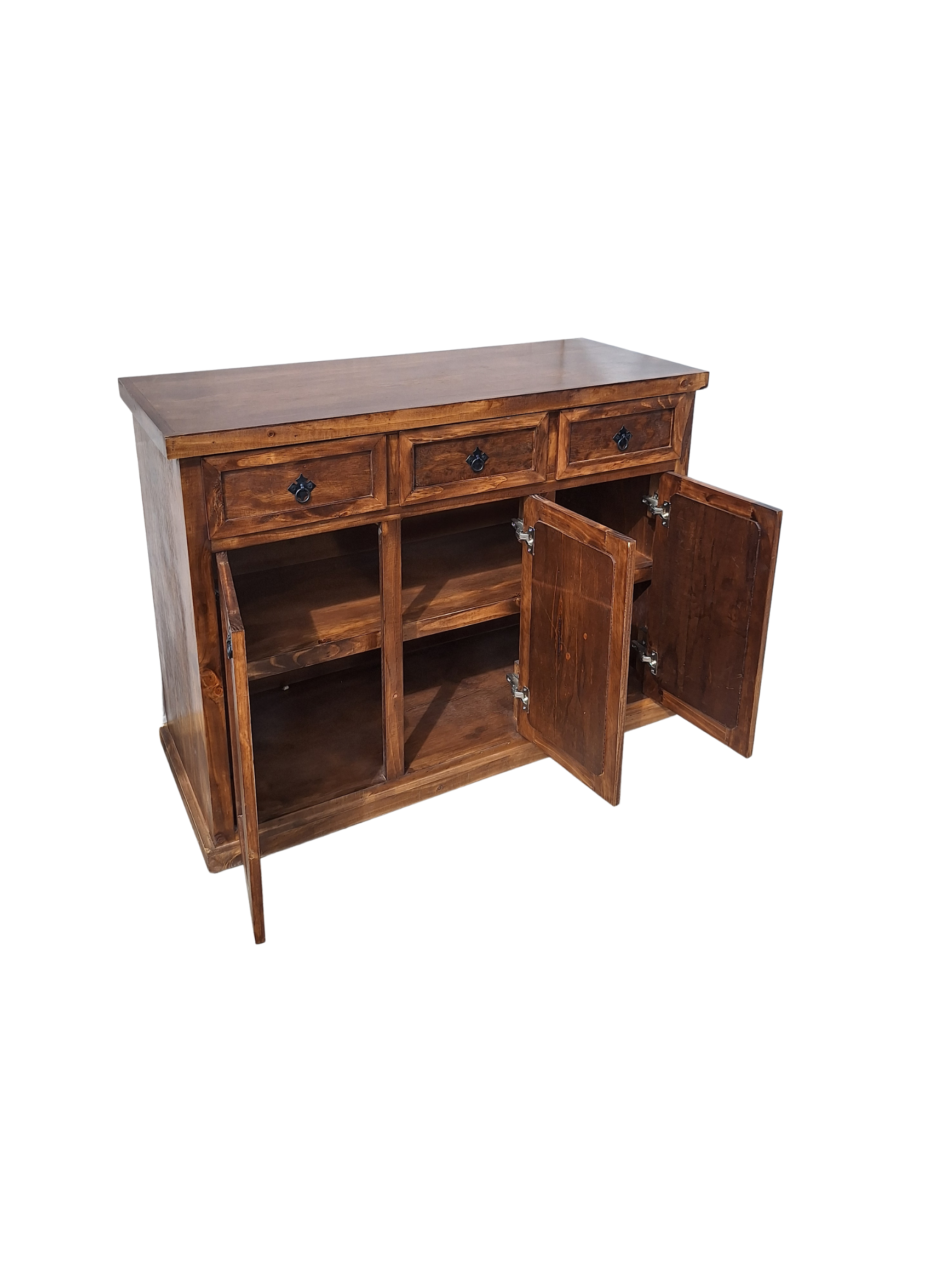 Mueble Kit Cocina Rustico Bari Marron 120-2