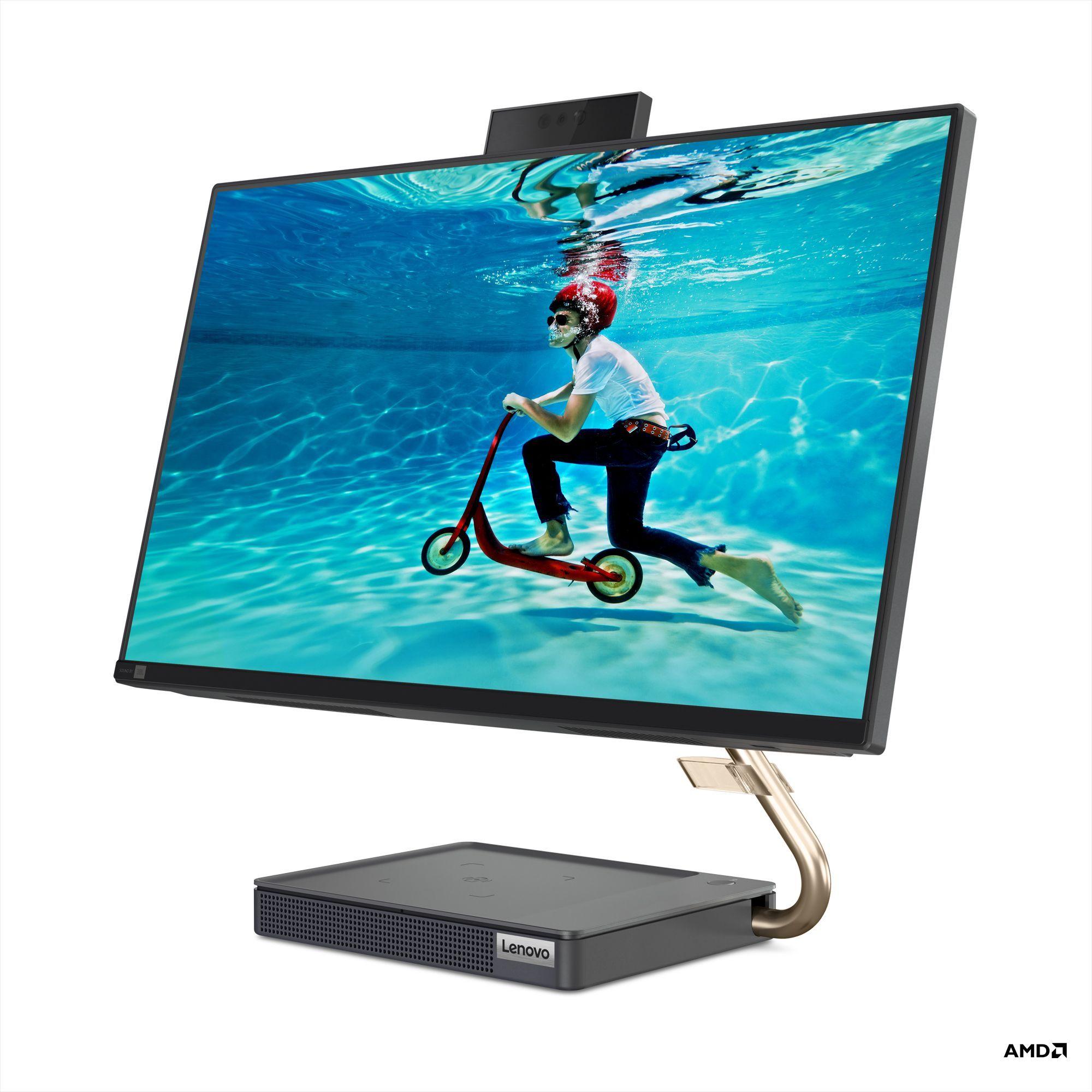 AIO IdeaCentre 5 AMD Ryzen 5 12GB RAM 512GB SSD 24''-5