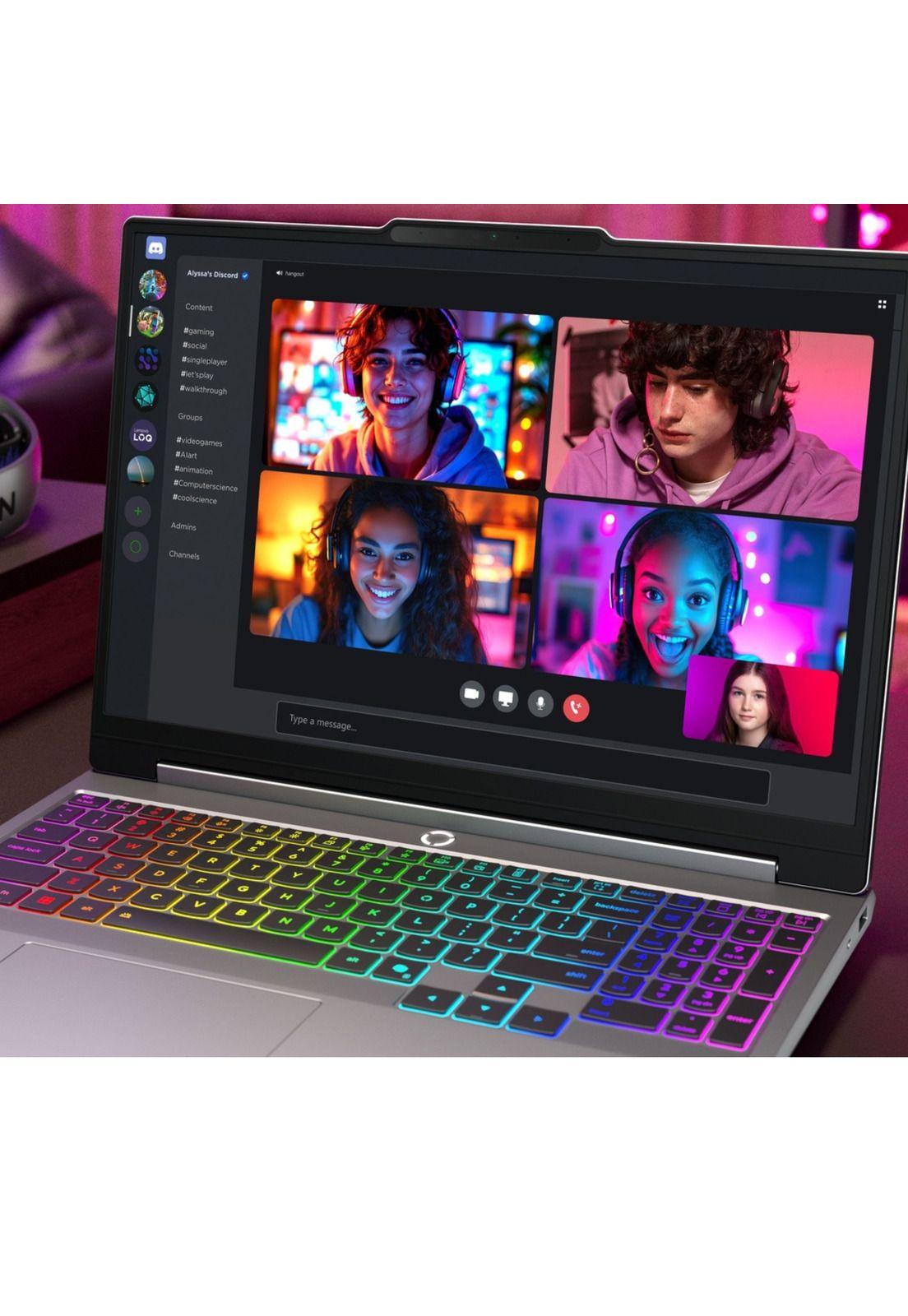 Notebook Gamer Lenovo LOQ AMD Ryzen 7 16GBRAM 512GBSSD NVIDIA GeForce RTX 5060 15.3"-5
