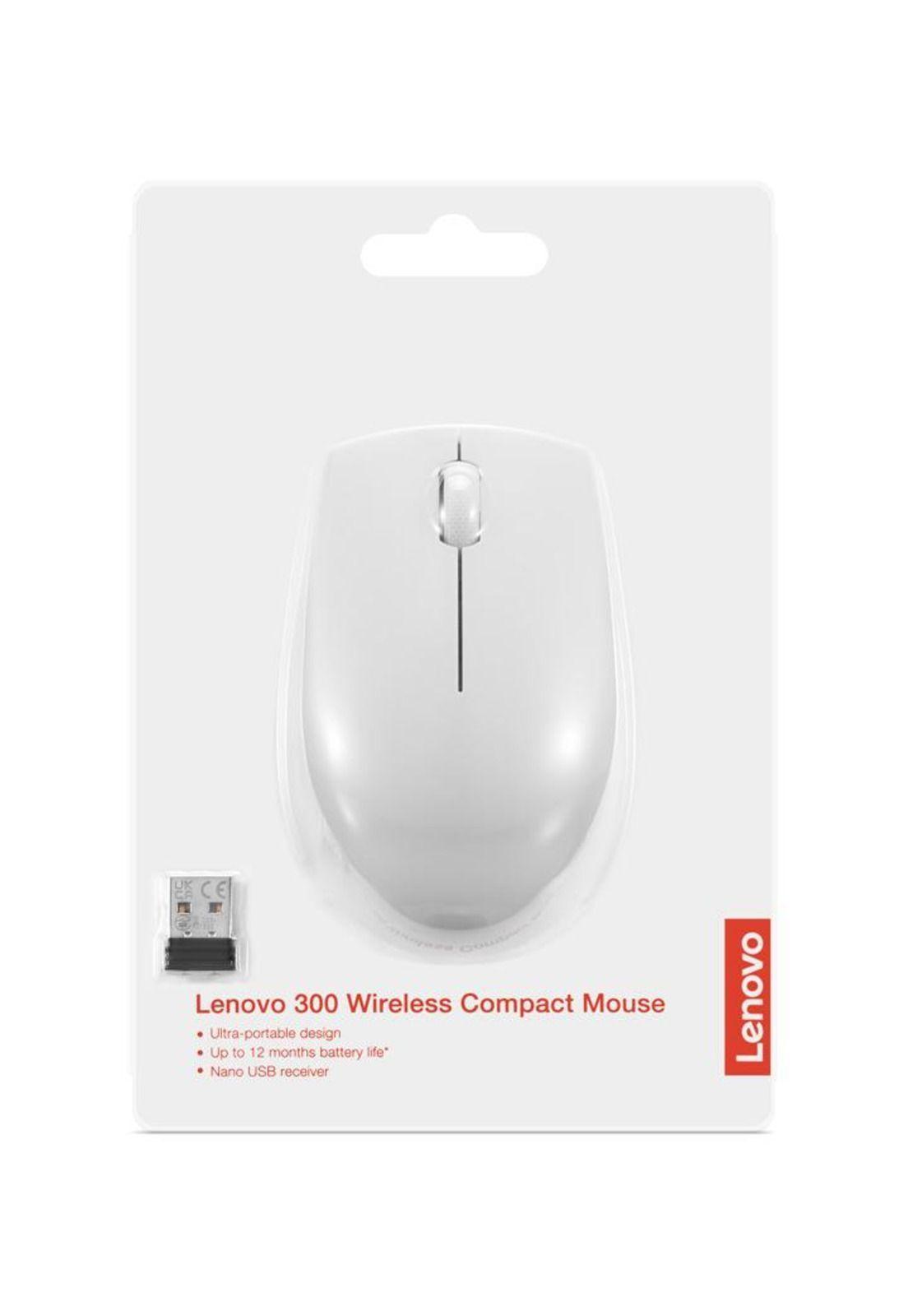 Mouse Lenovo 300 Wireless Compact - Cloud Grey-7