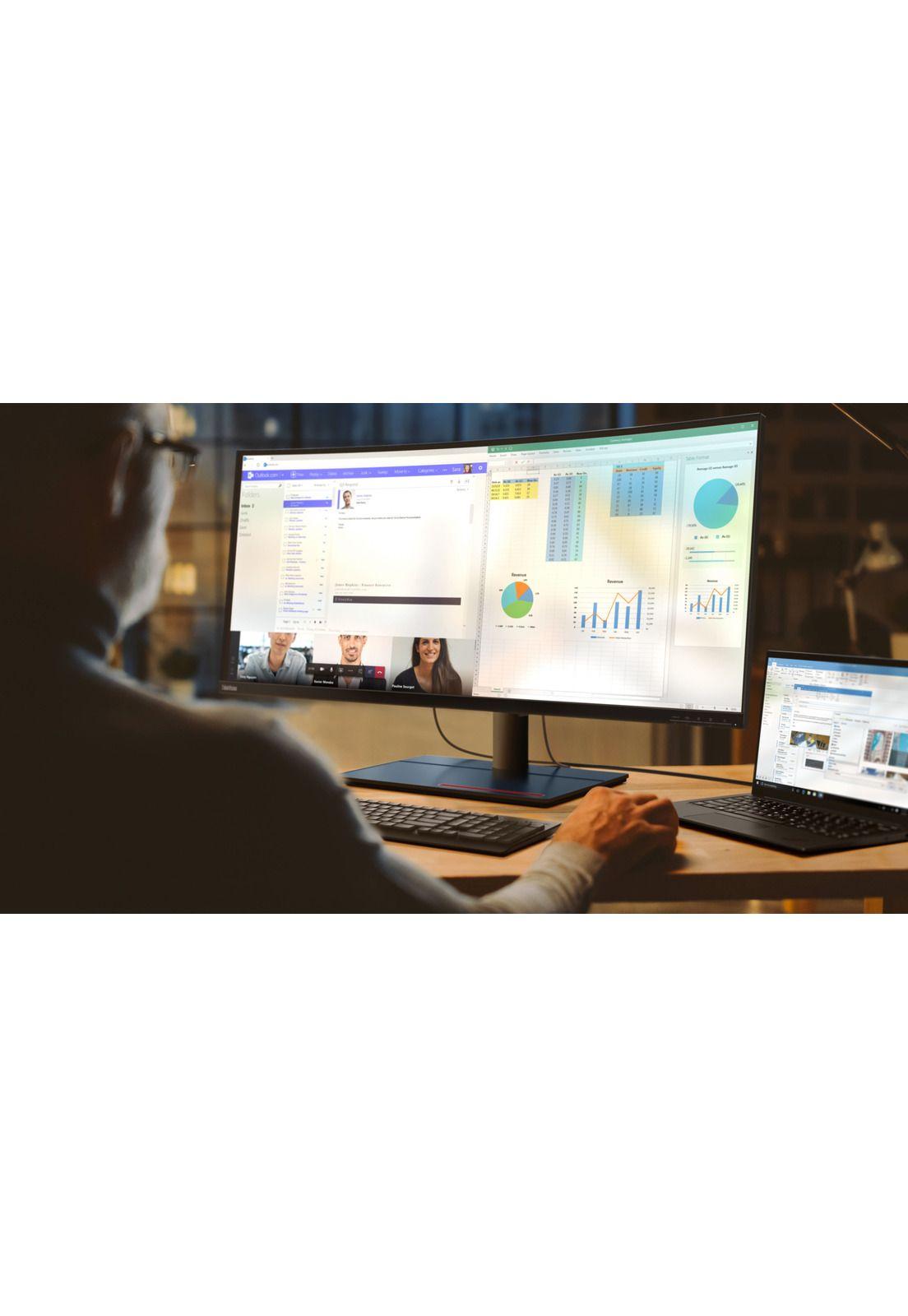 Monitor ThinkVision P140w-20 5K2K Ultra-Wide Curved Lenovo-8