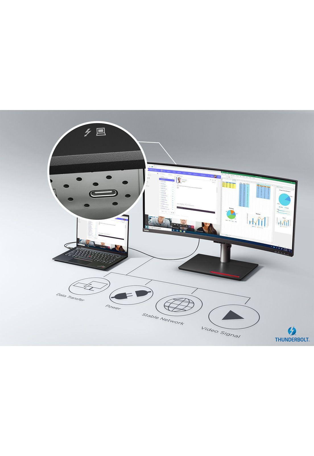 Monitor ThinkVision P140w-20 5K2K Ultra-Wide Curved Lenovo-4