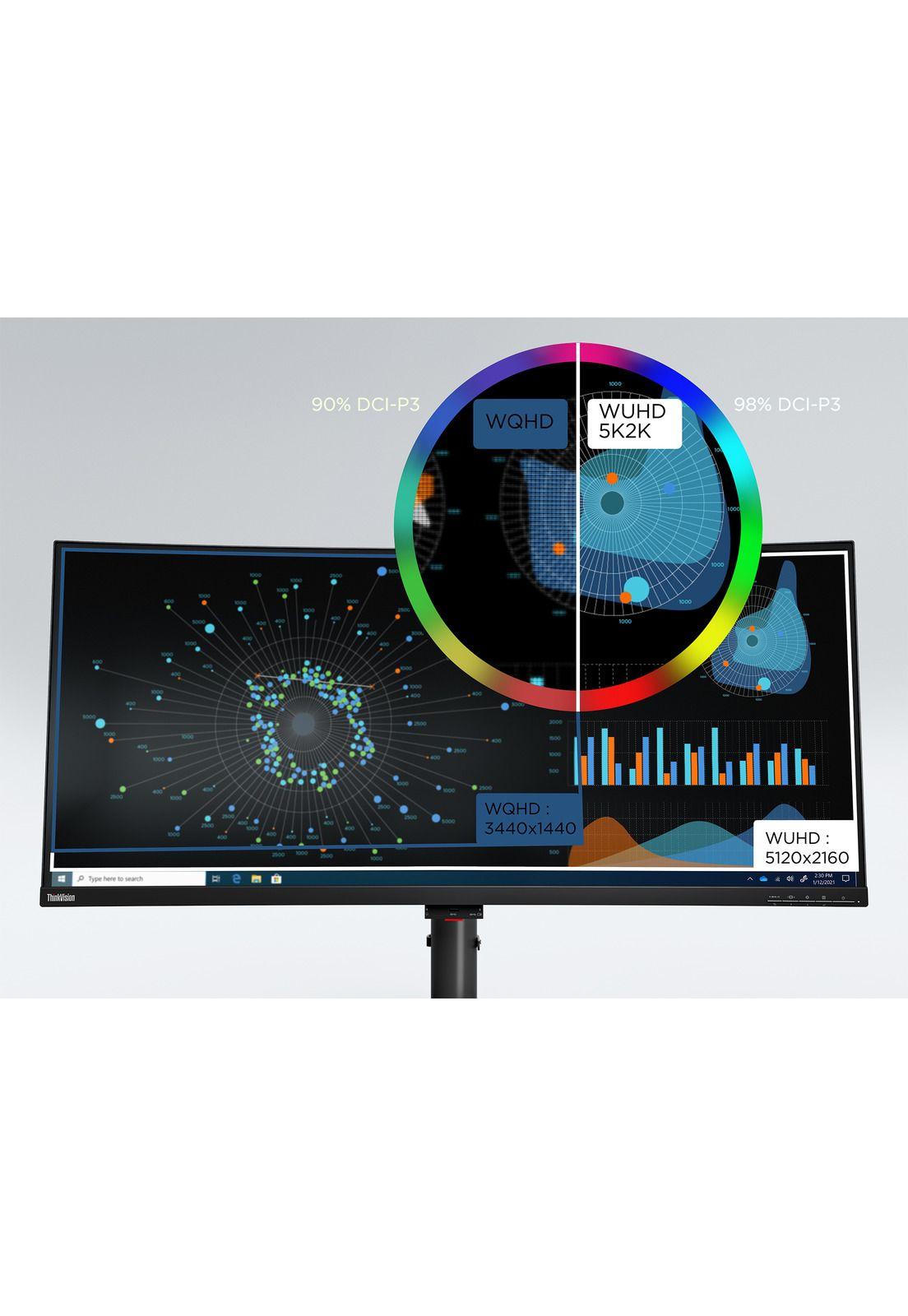 Monitor ThinkVision P140w-20 5K2K Ultra-Wide Curved Lenovo-5