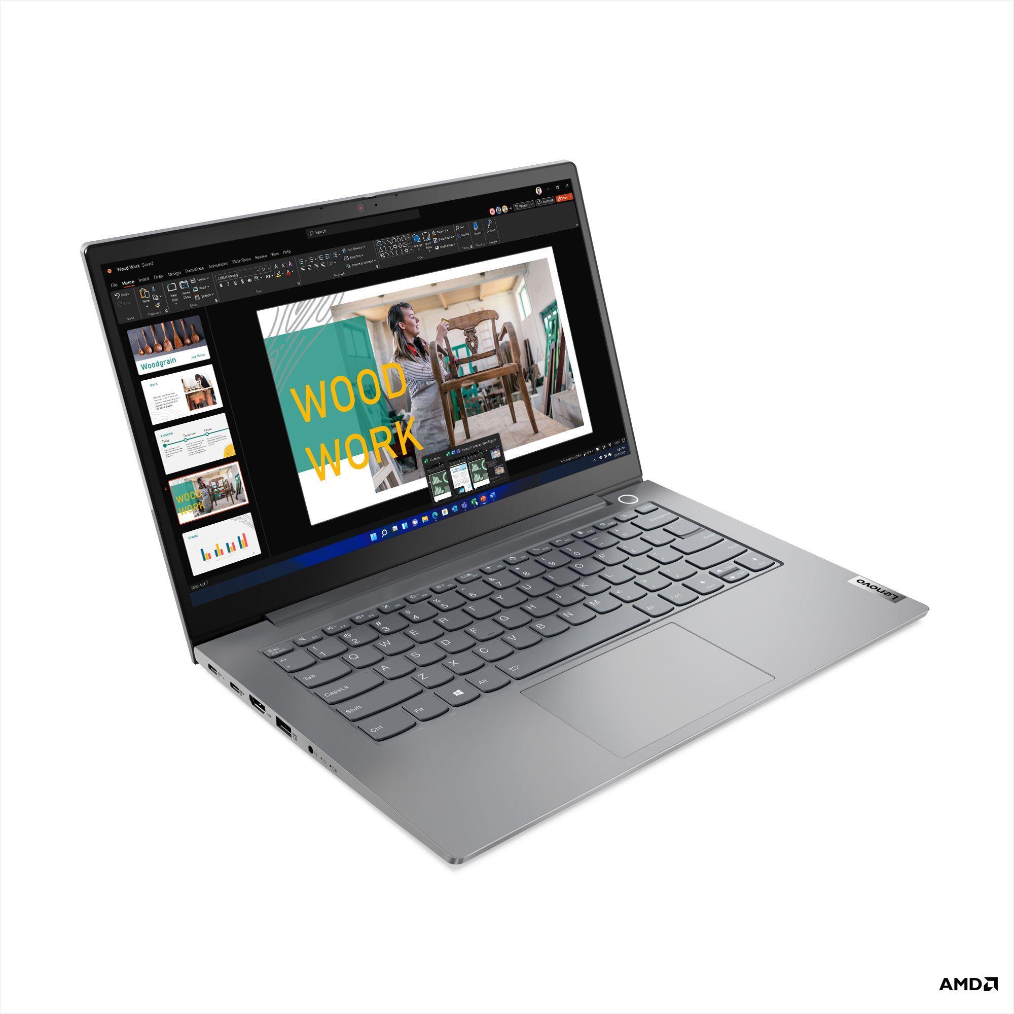 Notebook ThinkBook 15 AMD Ryzen 5 8GB RAM 512GB SSD 15''-3
