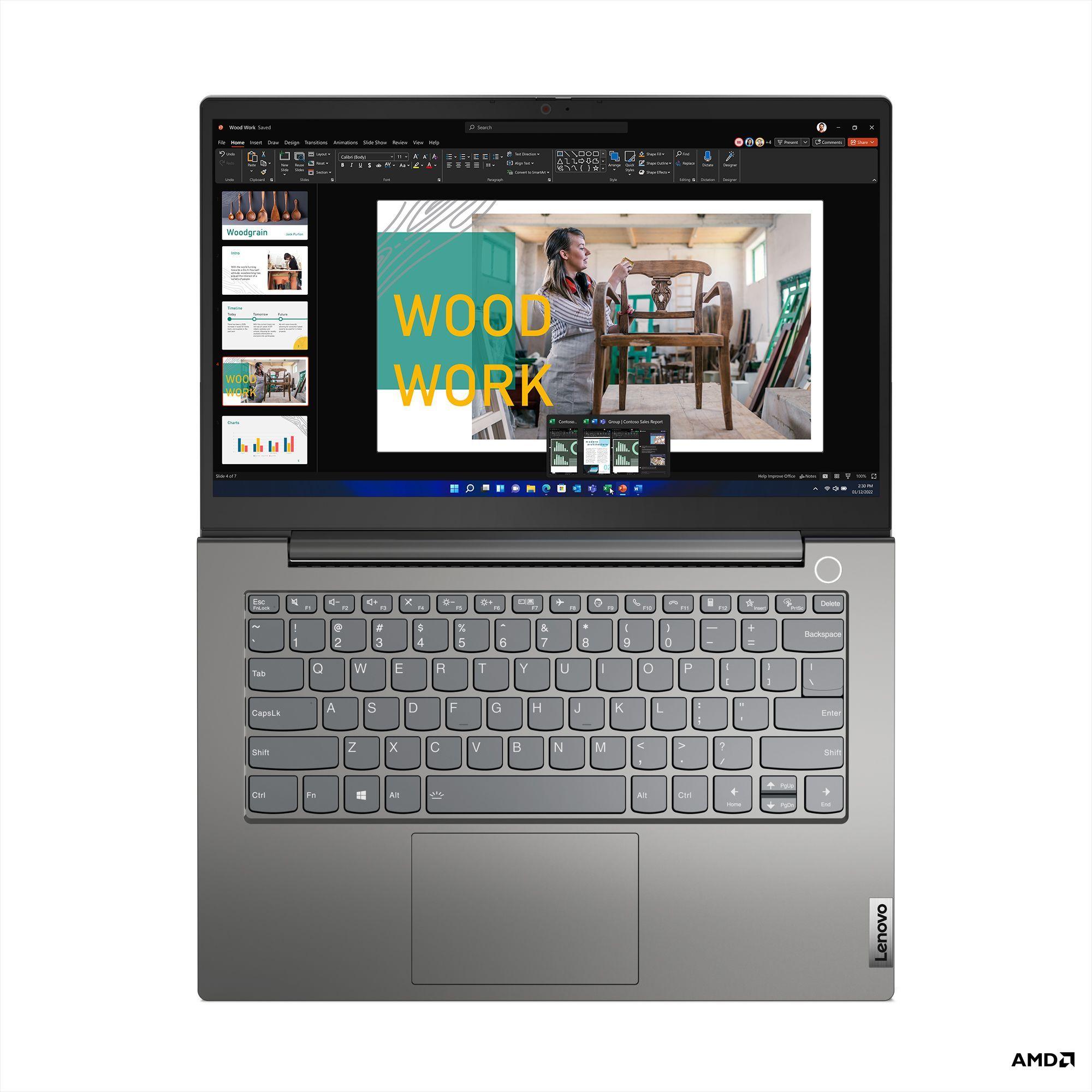 Notebook ThinkBook 15 AMD Ryzen 5 8GB RAM 512GB SSD 15''-2
