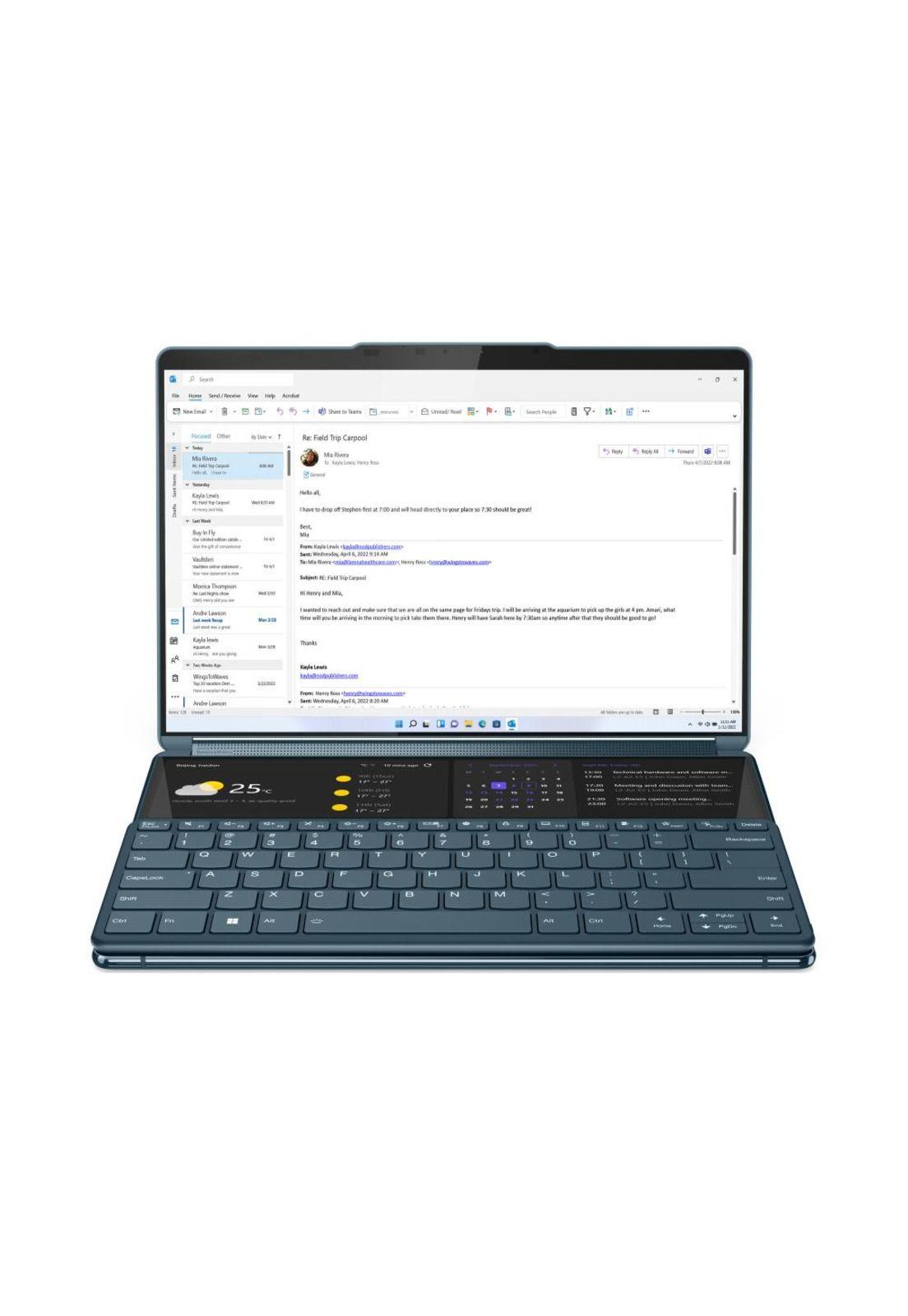 Notebook Yoga Book 9i Gen 8 Intel Core i7 16GB RAM 1TB SSD 13''-1