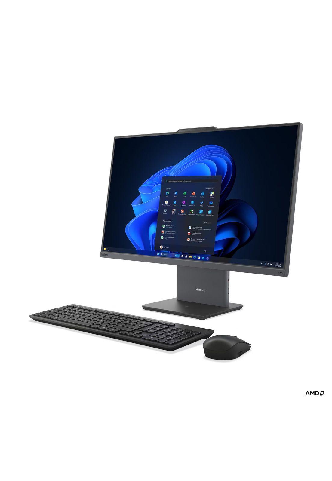 AIO Desktop ThinkCentre Neo 55A Gen6 AMD Ryzen 7 16GB RAM 512GB SSD 23.8"-2