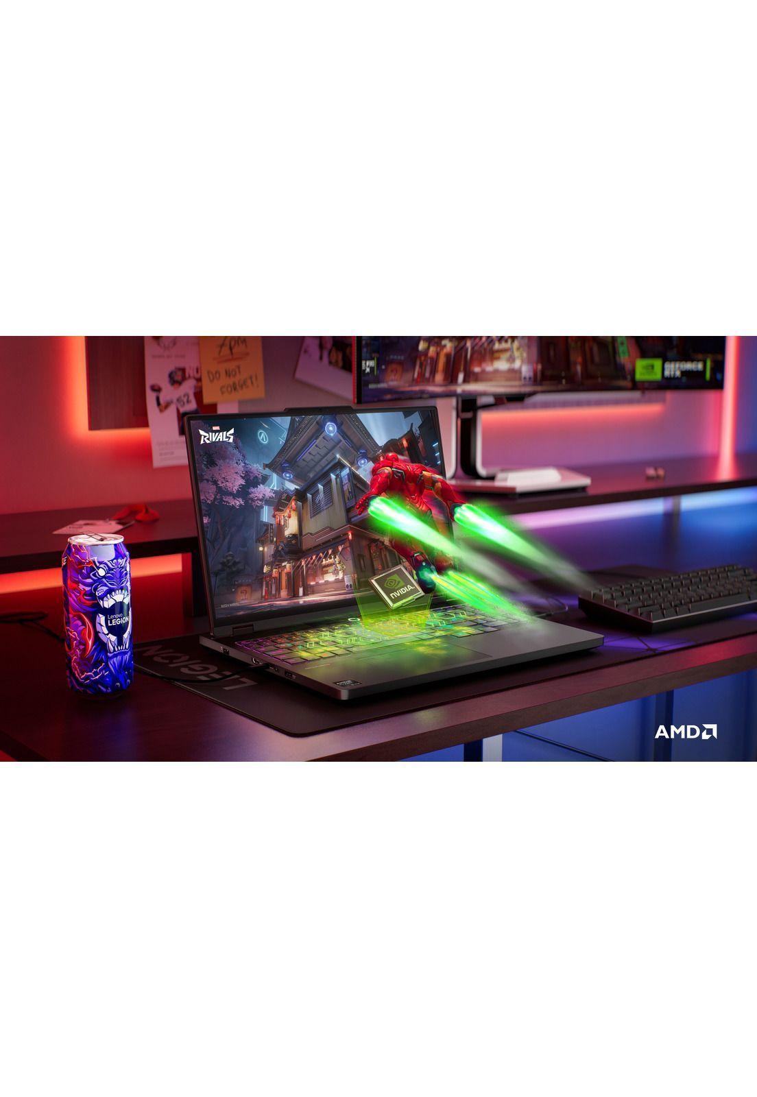 Notebook Gamer Legion Pro 5 AMD Ryzen 9 32GB RAM 1TB SSD NVIDIA RTX 5070 16" WQXGA-6