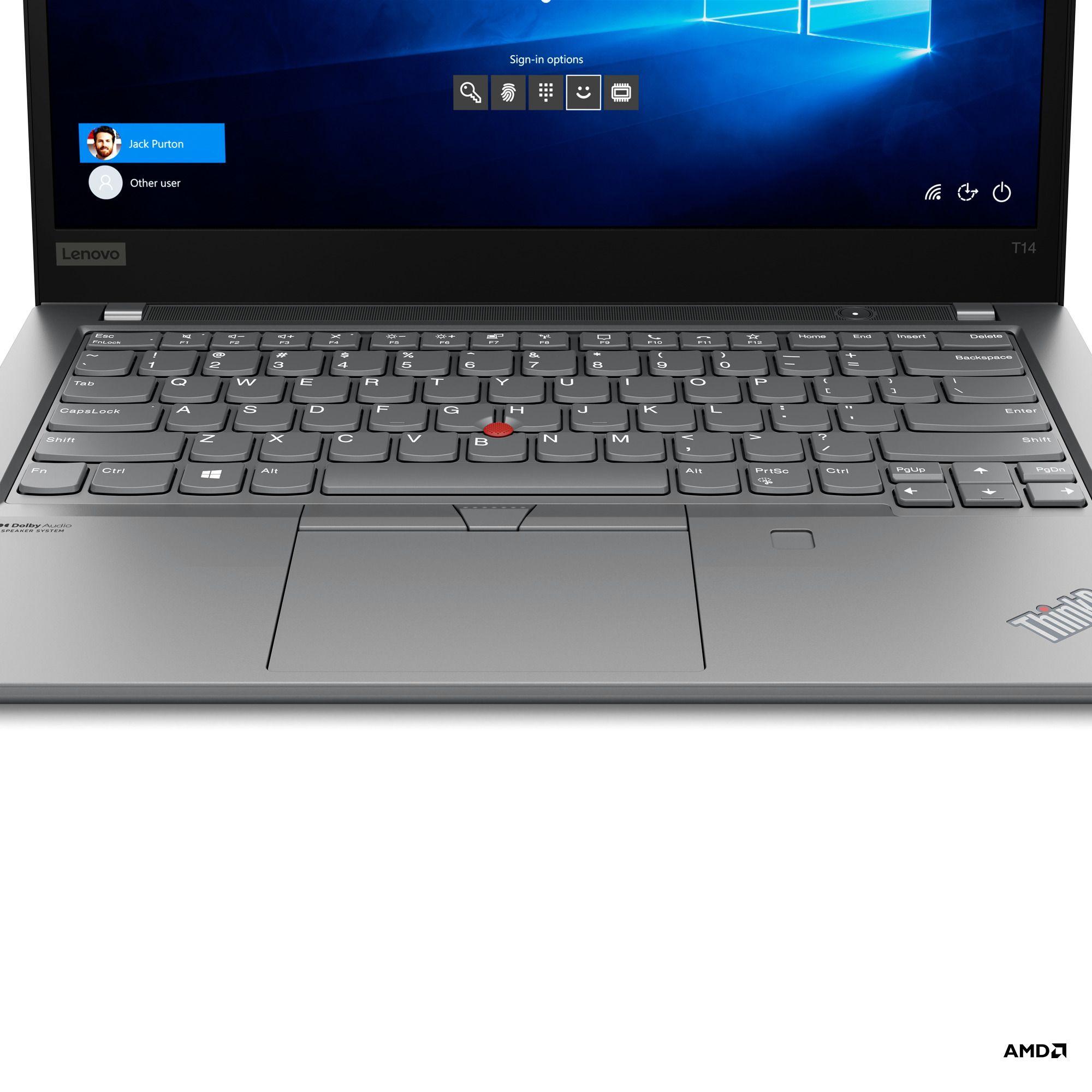 Notebook ThinkPad T14 AMD Ryzen 7 PRO 16GB RAM 512GB SSD 14''-2