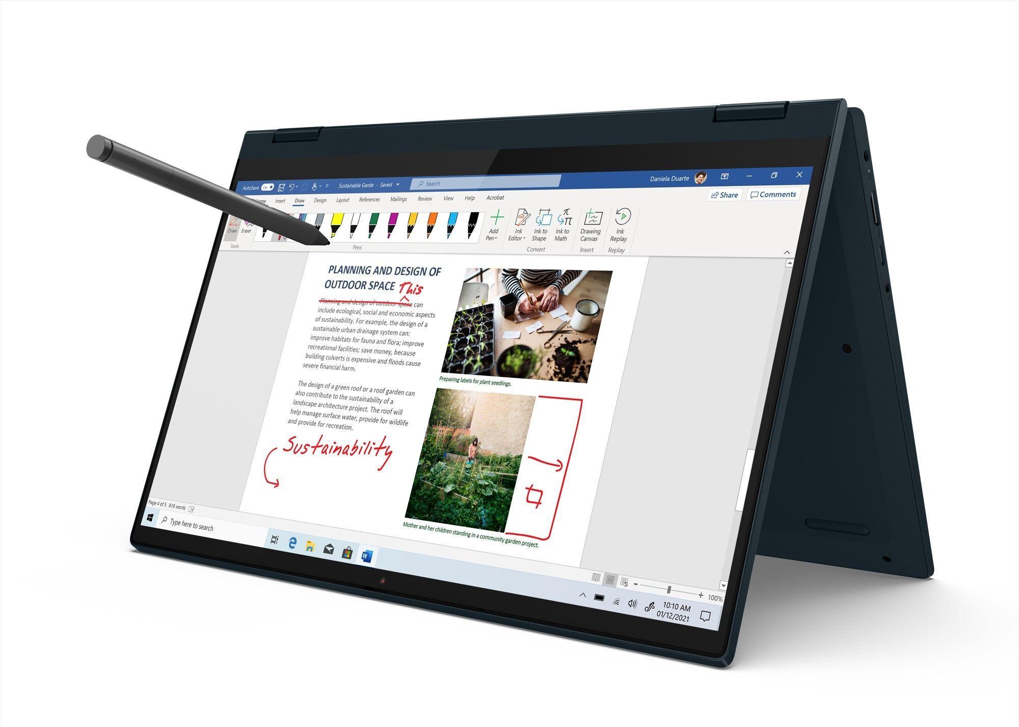Notebook IdeaPad Flex 5 AMD Ryzen 7 16GB RAM 512GB SSD 14'' + Lápiz Digital-6