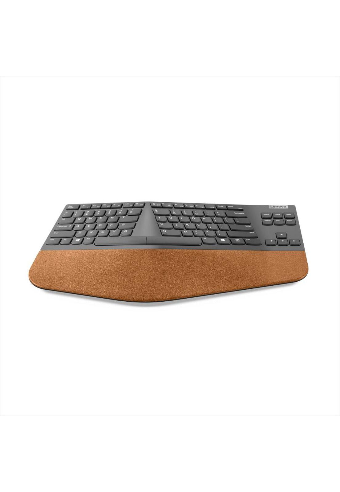Teclado Ergonómico Inálambrico Lenovo Go Split - Idioma Inglés-0