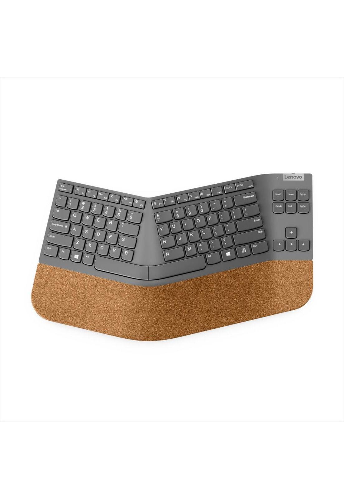 Teclado Ergonómico Inálambrico Lenovo Go Split - Idioma Inglés-1