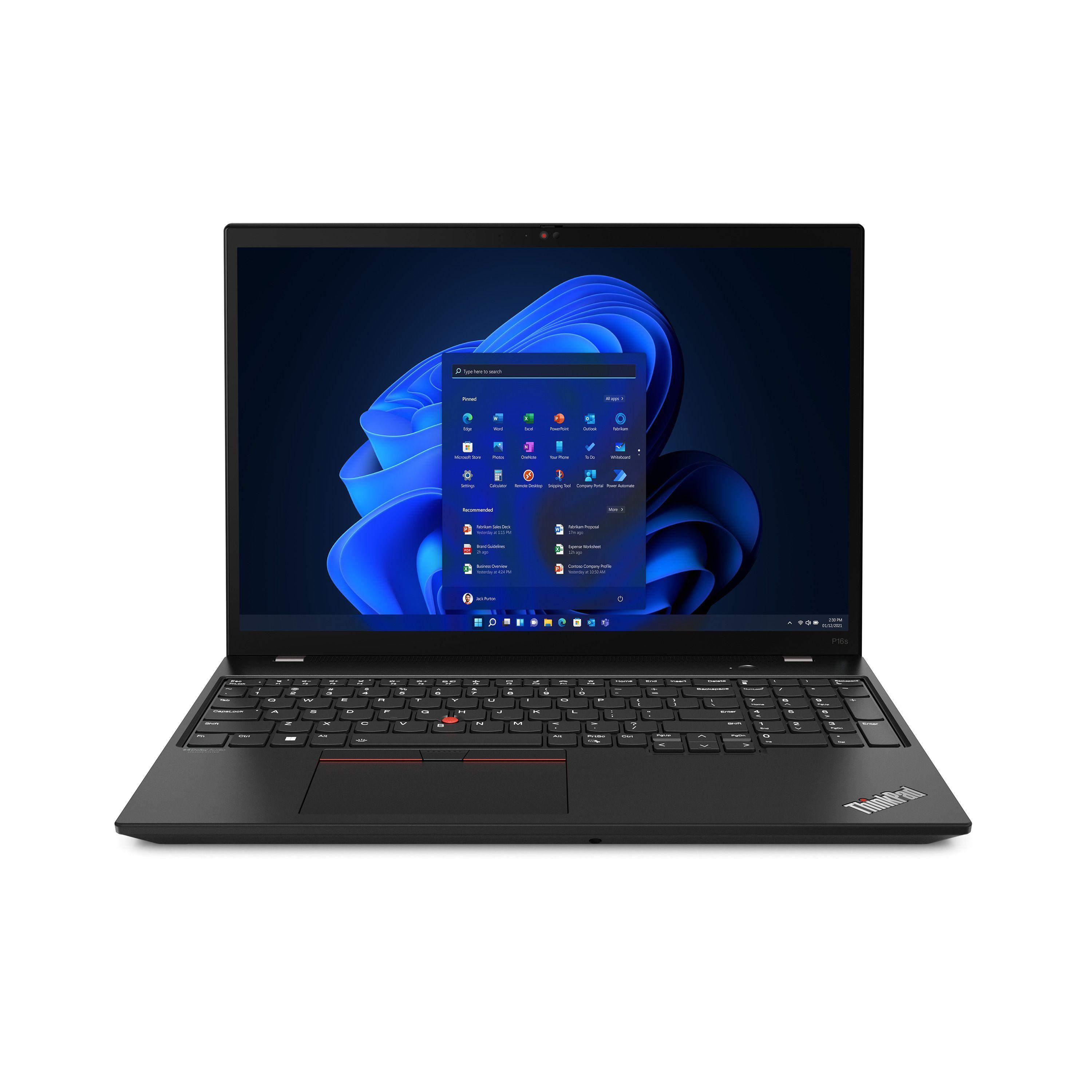 Notebook ThinkPad P16s Intel Core i7 16GB RAM 512GB SSD NVIDIA T550 16''-1