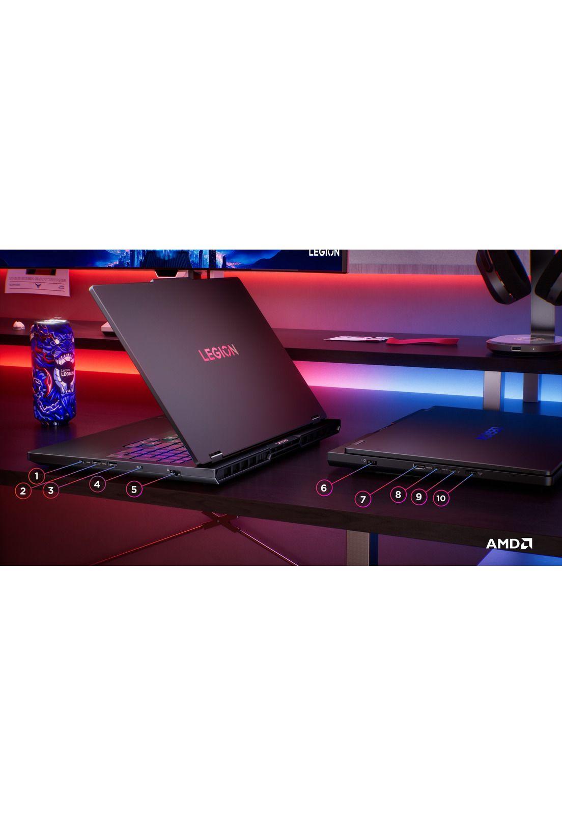 Notebook Gamer Legion Pro 5 AMD Ryzen 7 32GB RAM 1TB SSD NVIDIA RTX 5060 16" WQXGA-6