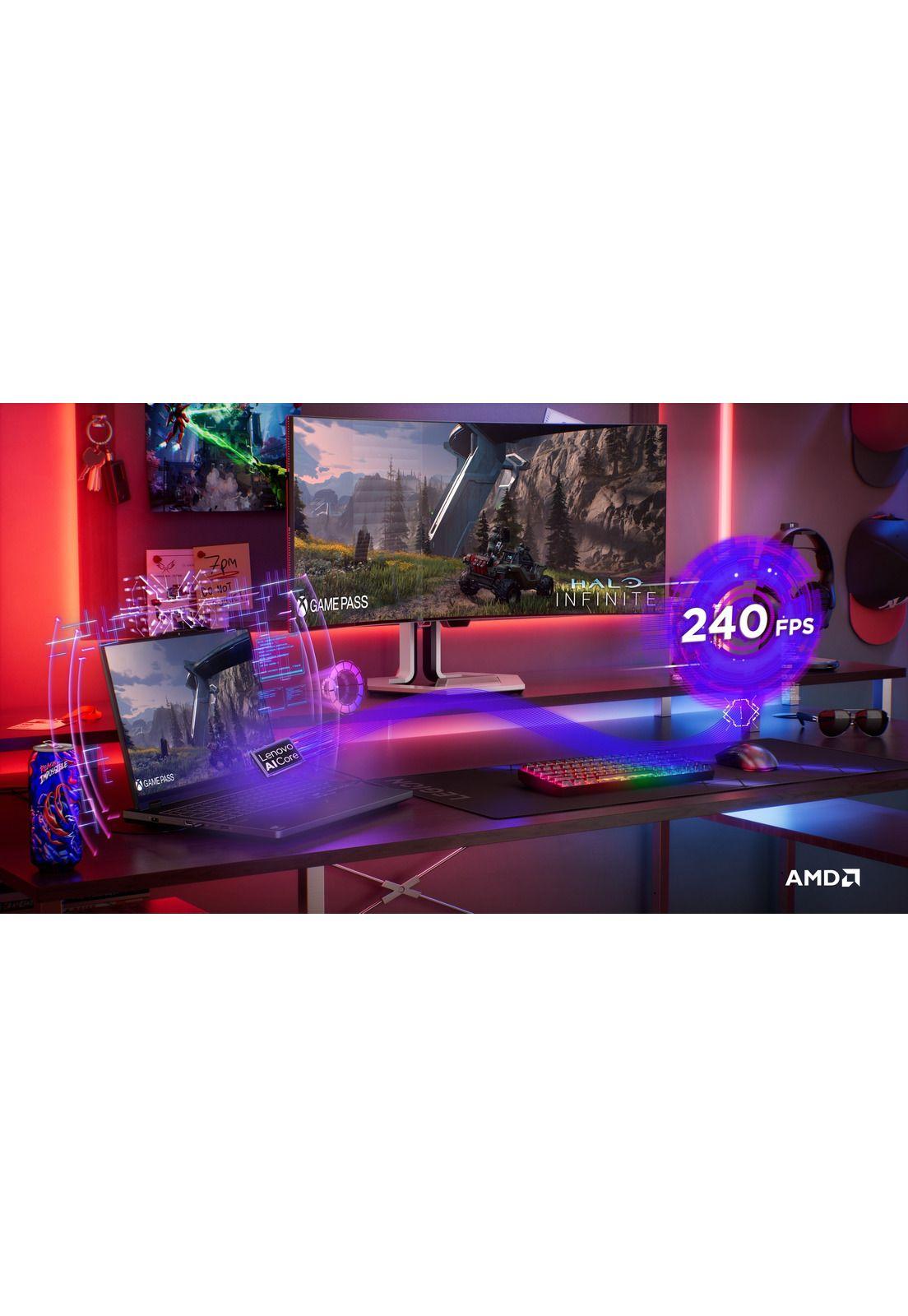 Notebook Gamer Legion Pro 5 AMD Ryzen 7 32GB RAM 1TB SSD NVIDIA RTX 5060 16" WQXGA-8