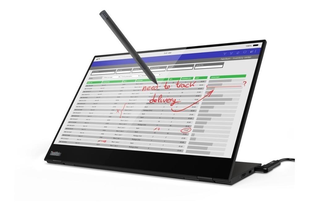 Monitor Movil ThinkVision M14t Hub USB- C Touch 14'' + Lapiz-2
