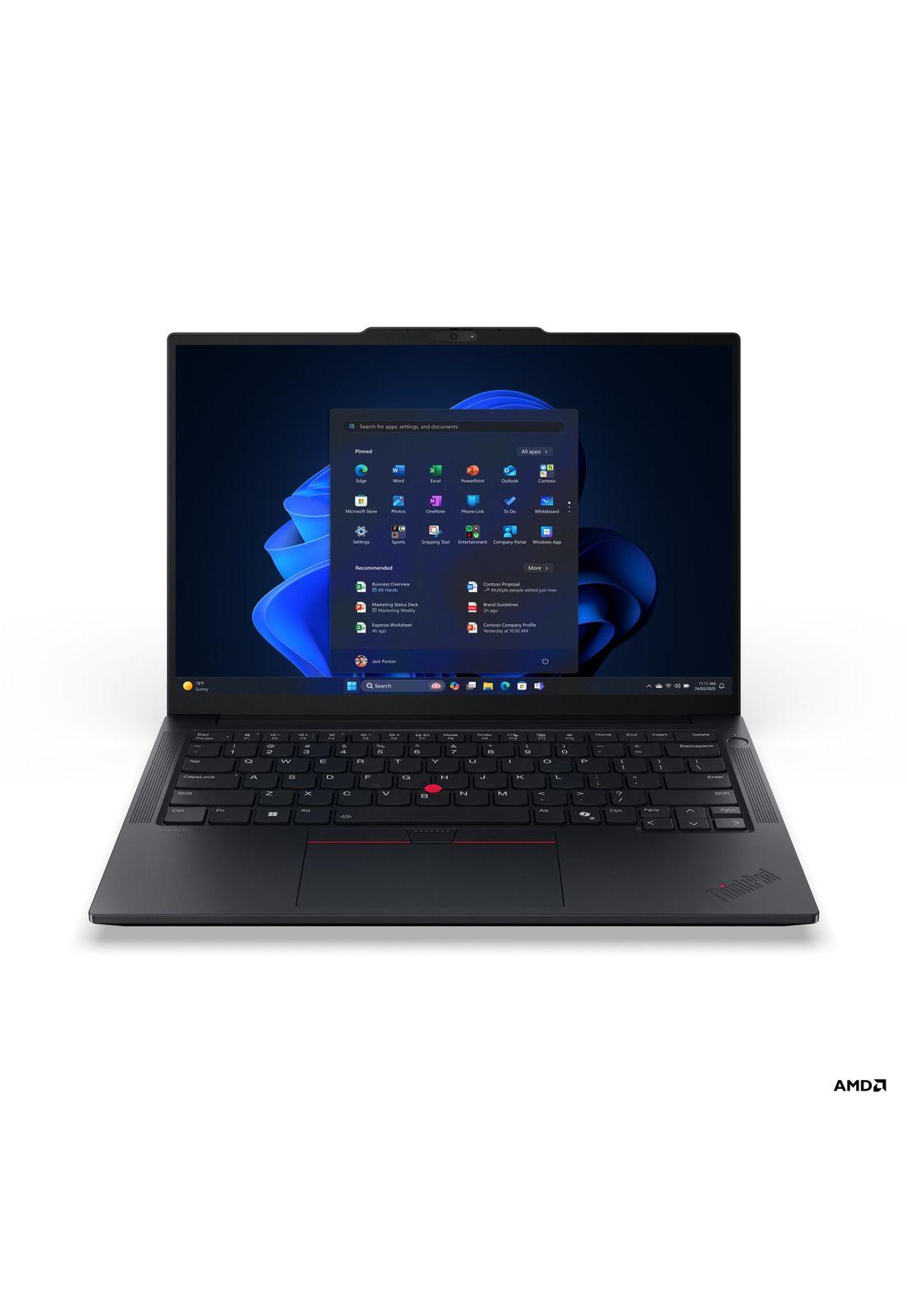 Notebook ThinkPad E14 Gen 7 AMD Ryzen 5  16GB RAM 512GB SSD 14" WUXGA-3