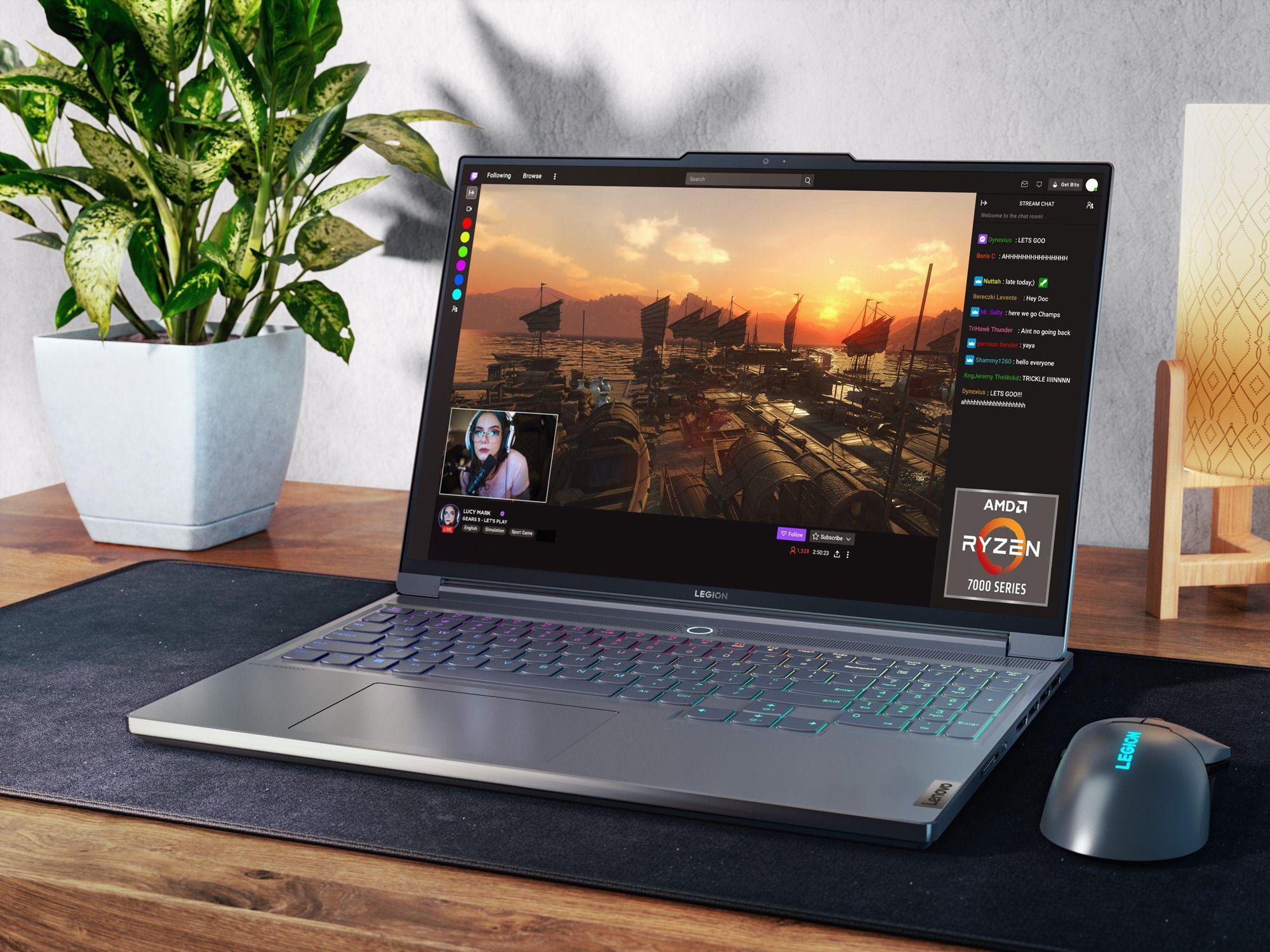Notebook Legion Slim 7 AMD Ryzen 7 32GB RAM 1TB SSD RTX 4060 16''-7