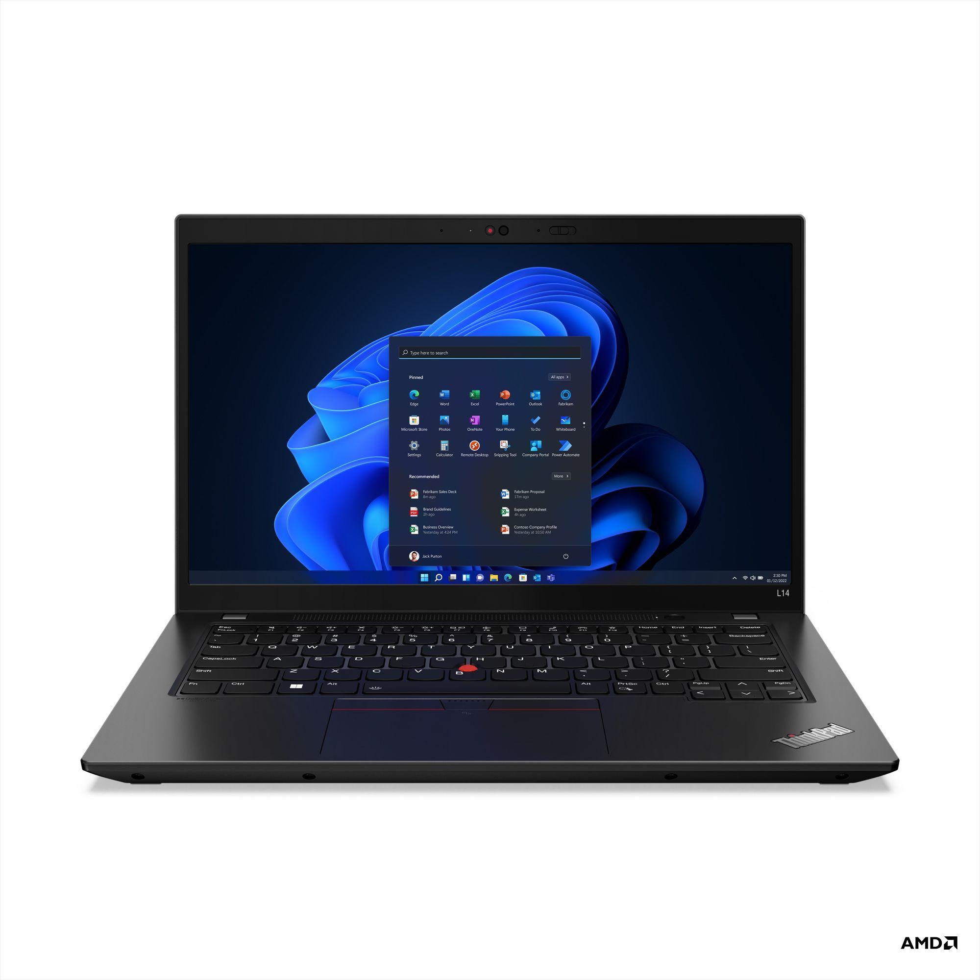 Notebook ThinkPad L14 AMD Ryzen 7 PRO 16GB RAM 512GB SSD 14''-1