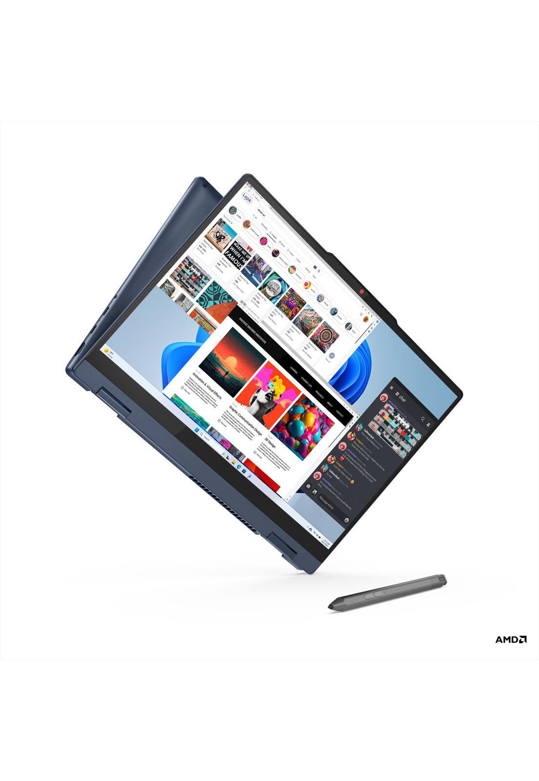 Notebook Lenovo IdeaPad 2 en 1 Gen 10 AMD Ryzen™ AI 5 16GB RAM 512GB SSD 14" WUXGA + Lápiz-3