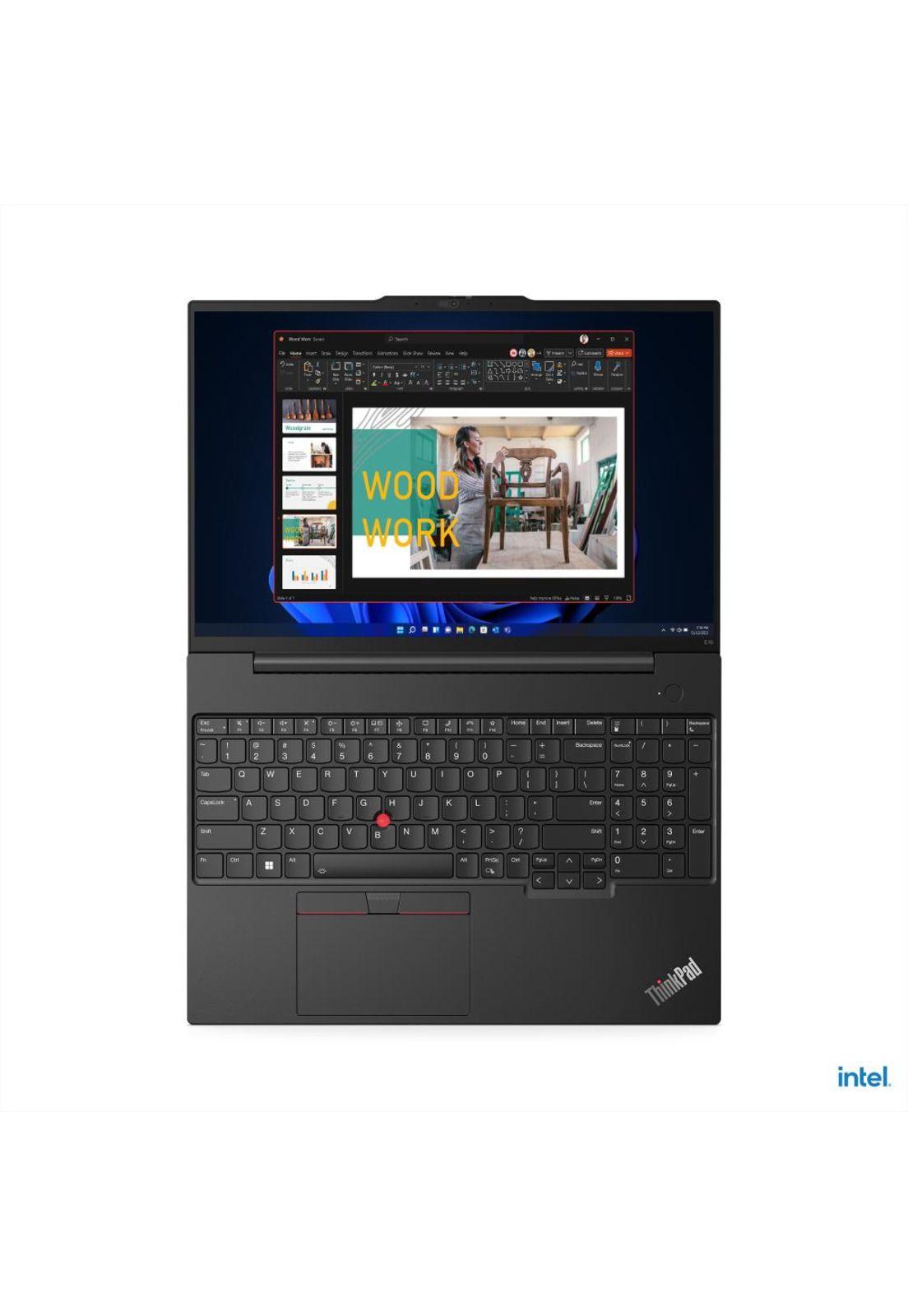 Notebook ThinkPad E16 Intel Core i7 16GB RAM 512GB SSD WUXGA 16''-4