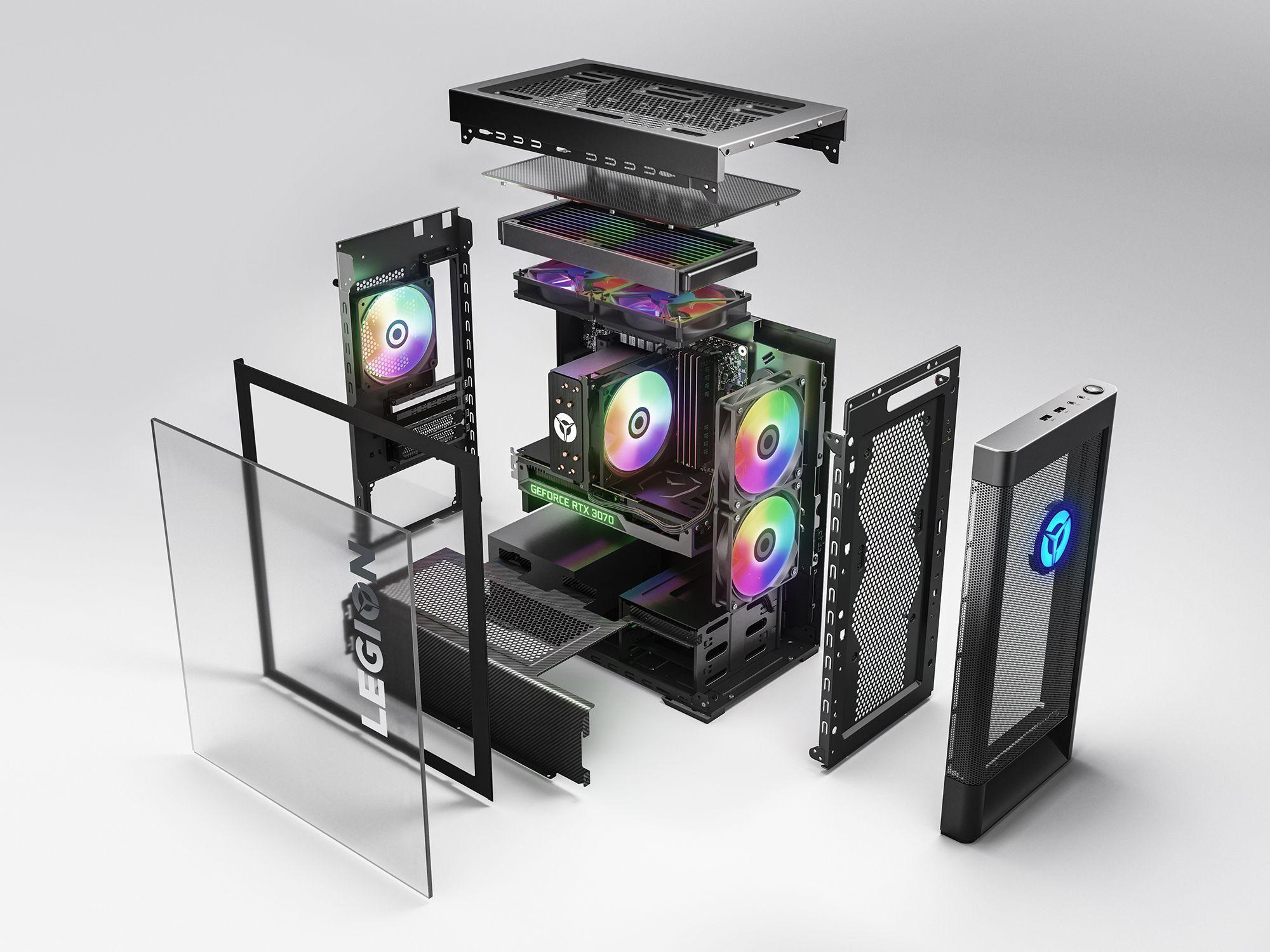 Gaming Desktop Legion T5i Tower Core i7 16GB RAM 1TB SSD RTX3060 Ti-7