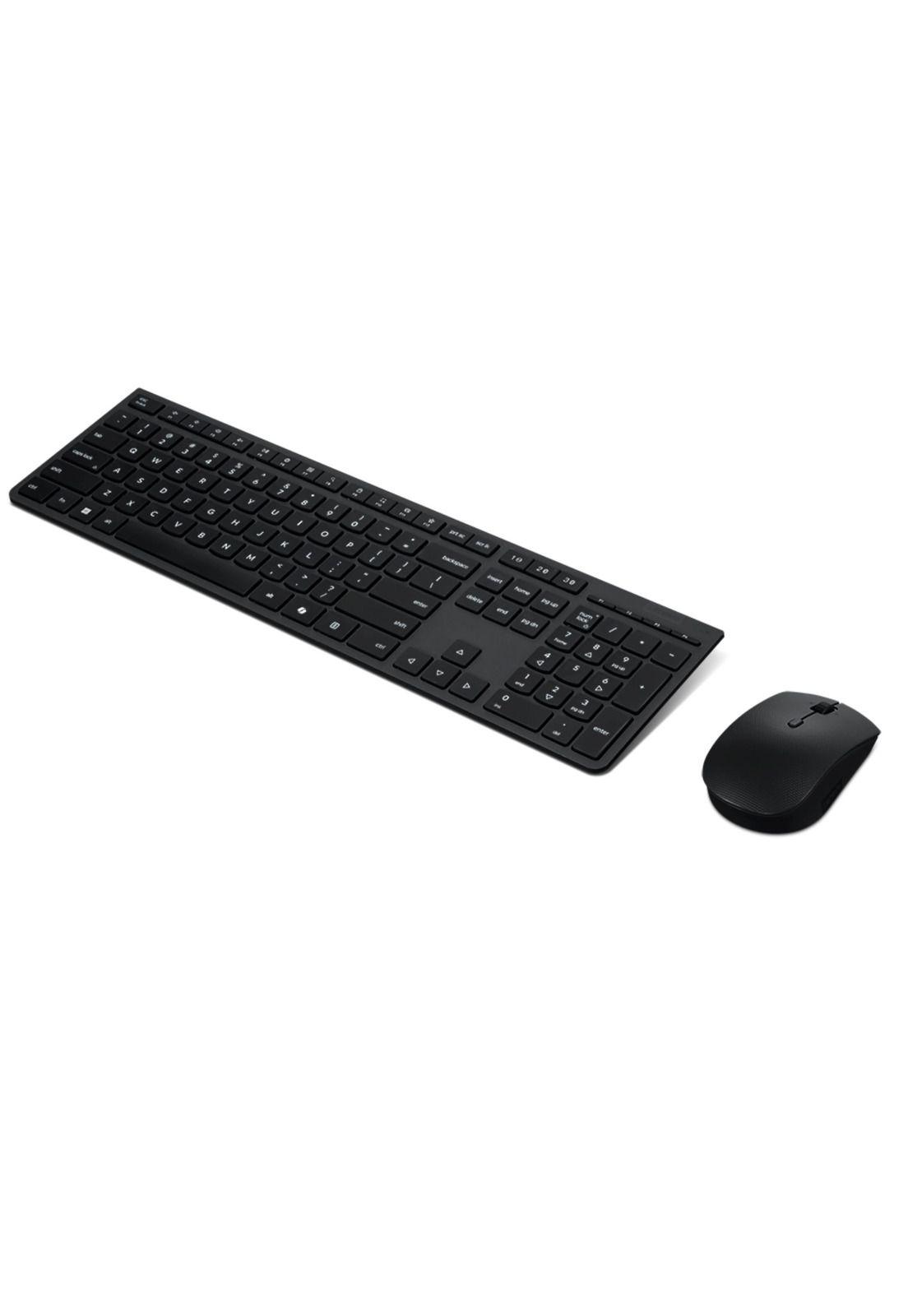 Combo Lenovo Teclado y Mouse Inalambrico Recargable-1