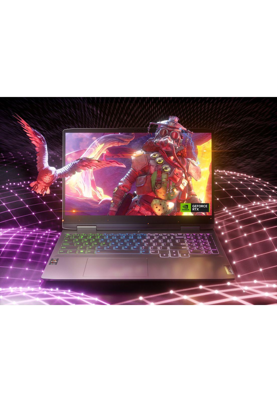 Notebook Gamer Lenovo LOQ AMD Ryzen 5 16GB RAM 512GB SSD RTX4060 15''-7