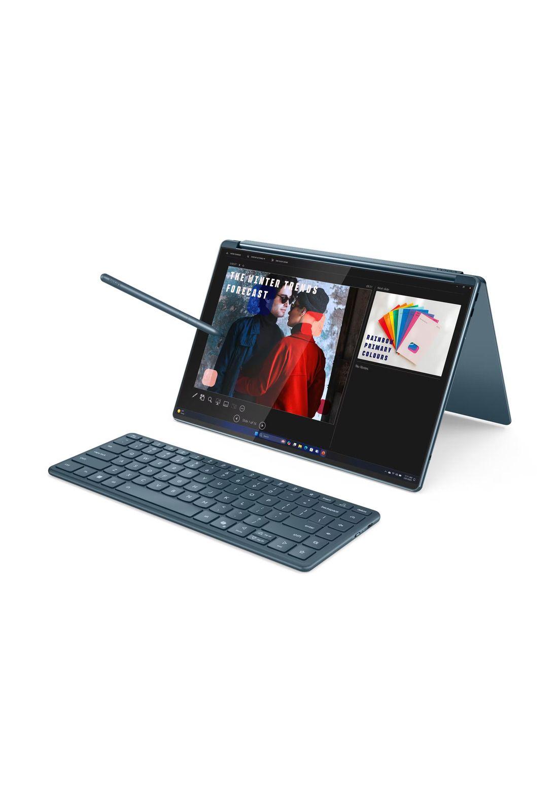 Notebook Yoga Book 9i Gen 10 Intel Core i9 32GB RAM 1TB SSD 14" + Lápiz Óptico + Mouse + Teclado-6