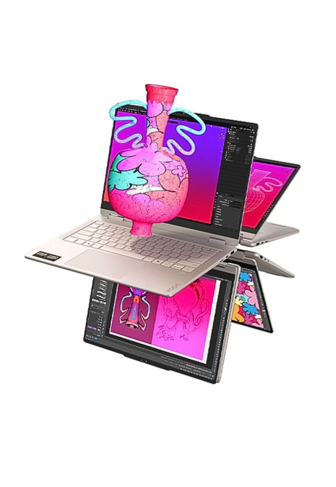 Notebook Lenovo Yoga 2 en 1 AMD Ryzen 7 32GB RAM 1TB SSD 14"-5