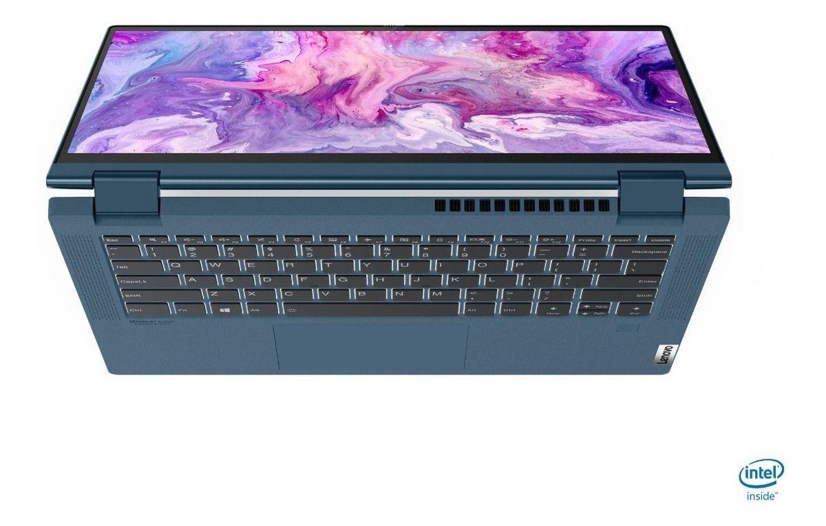 Notebook IdeaPad Flex 5 i3 11va Gen 4GB RAM 256GB SSD Azul +  Lápiz-2