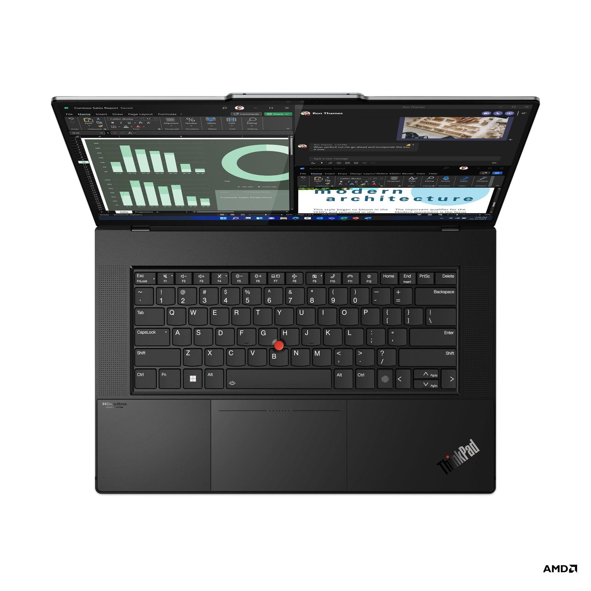 Notebook ThinkPad Z16 AMD Ryzen 7 PRO 32GB RAM 1TB SSD 16''-2