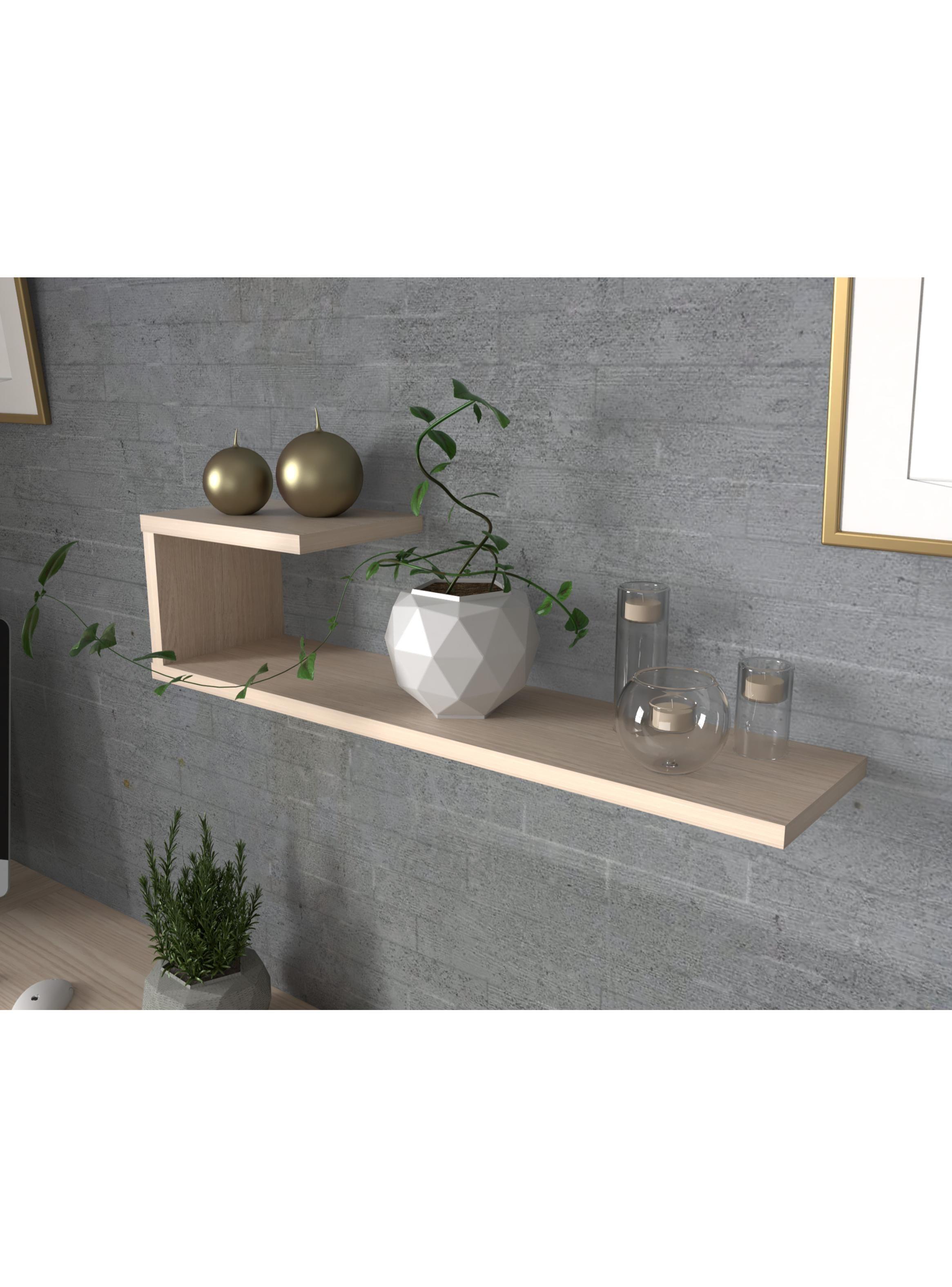 Repisa Flotante Arena 15 x 60 x 17,5 cm-1