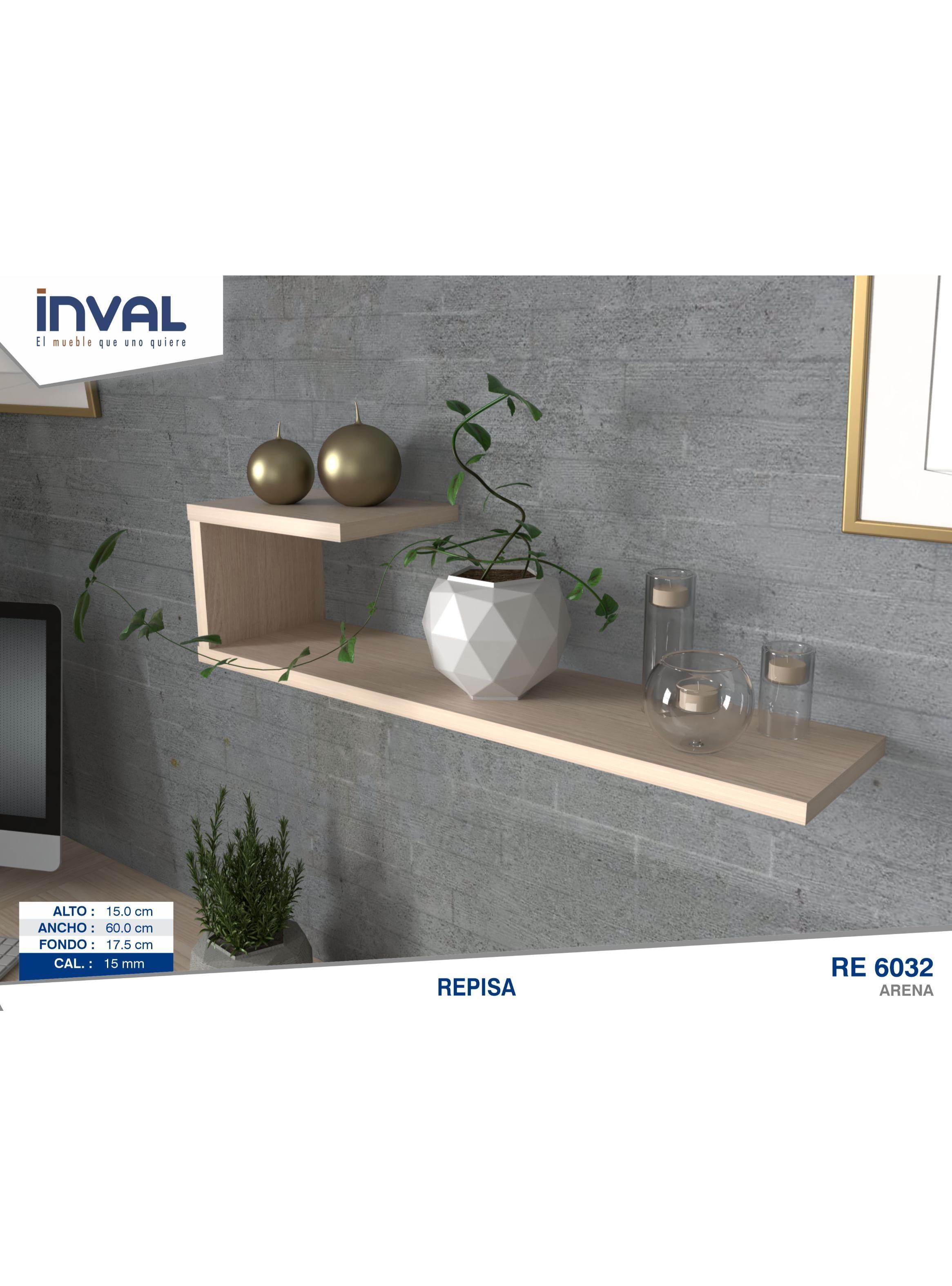 Repisa Flotante Arena 15 x 60 x 17,5 cm-3