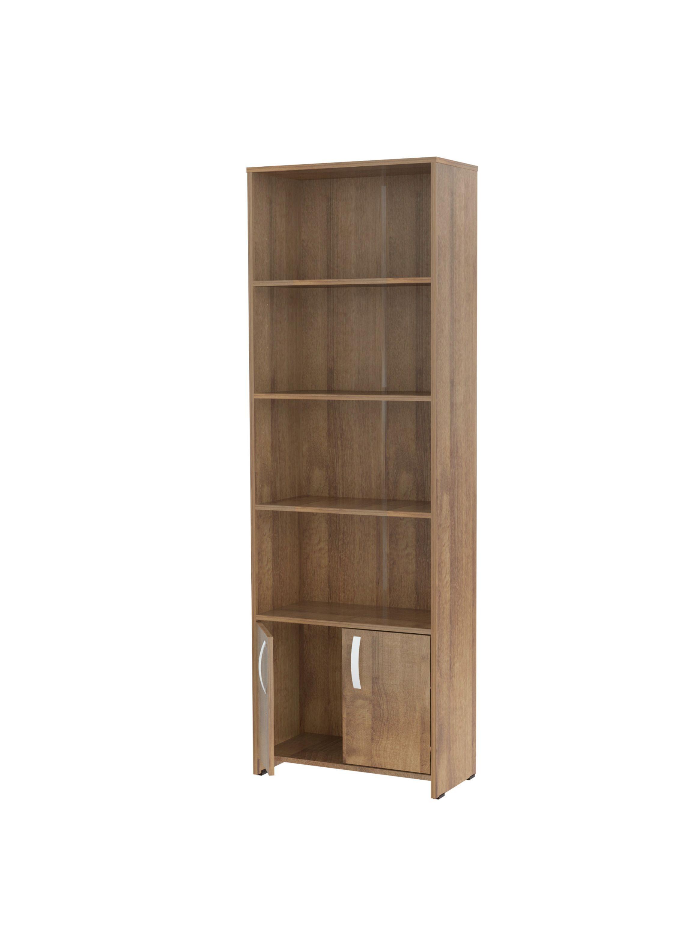 Biblioteca 2 puertas 182cm X  60 cm X 25 cm Amaretto-2