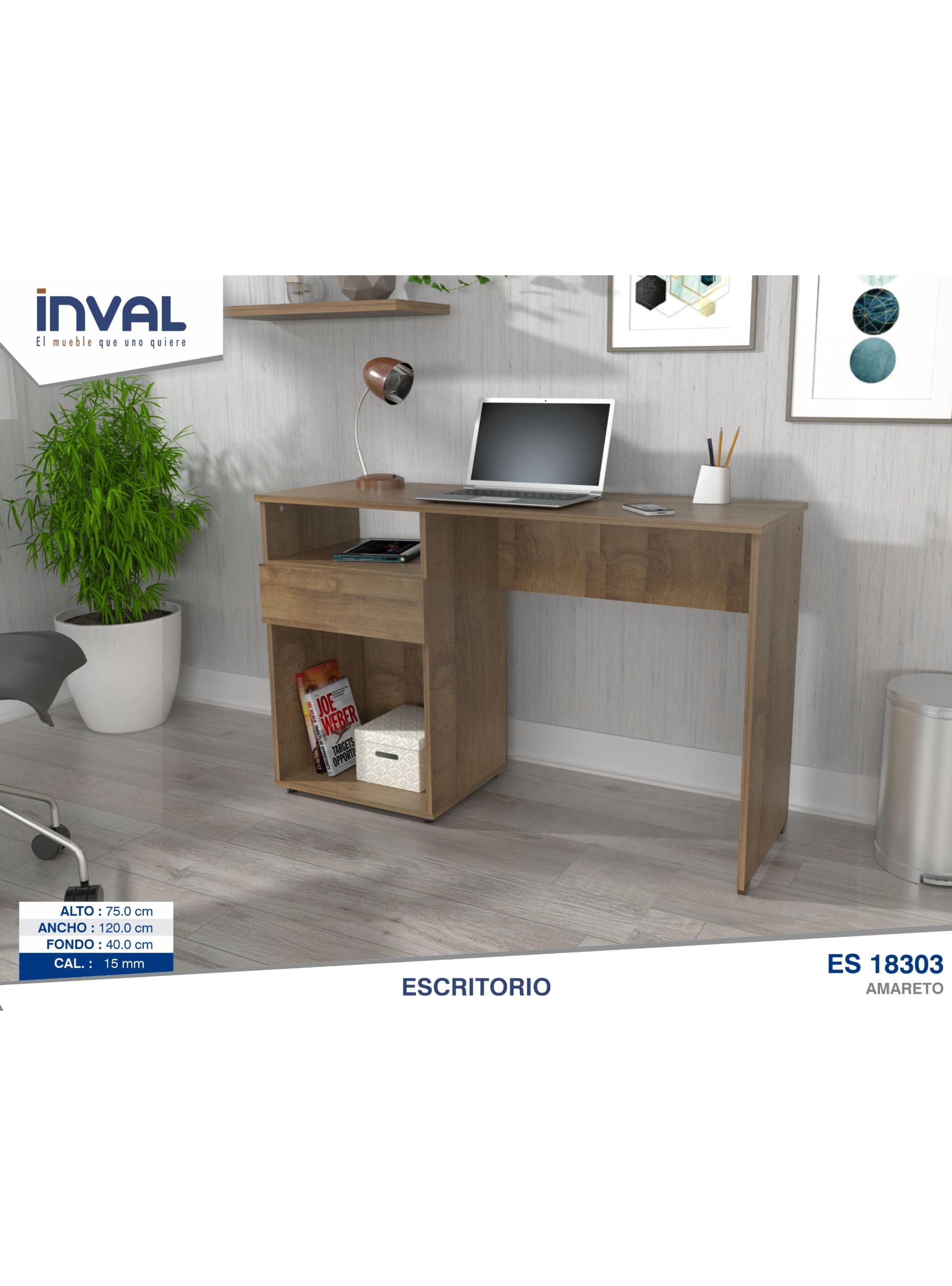 Escritorio un cajon Amaretto ES18303, -3