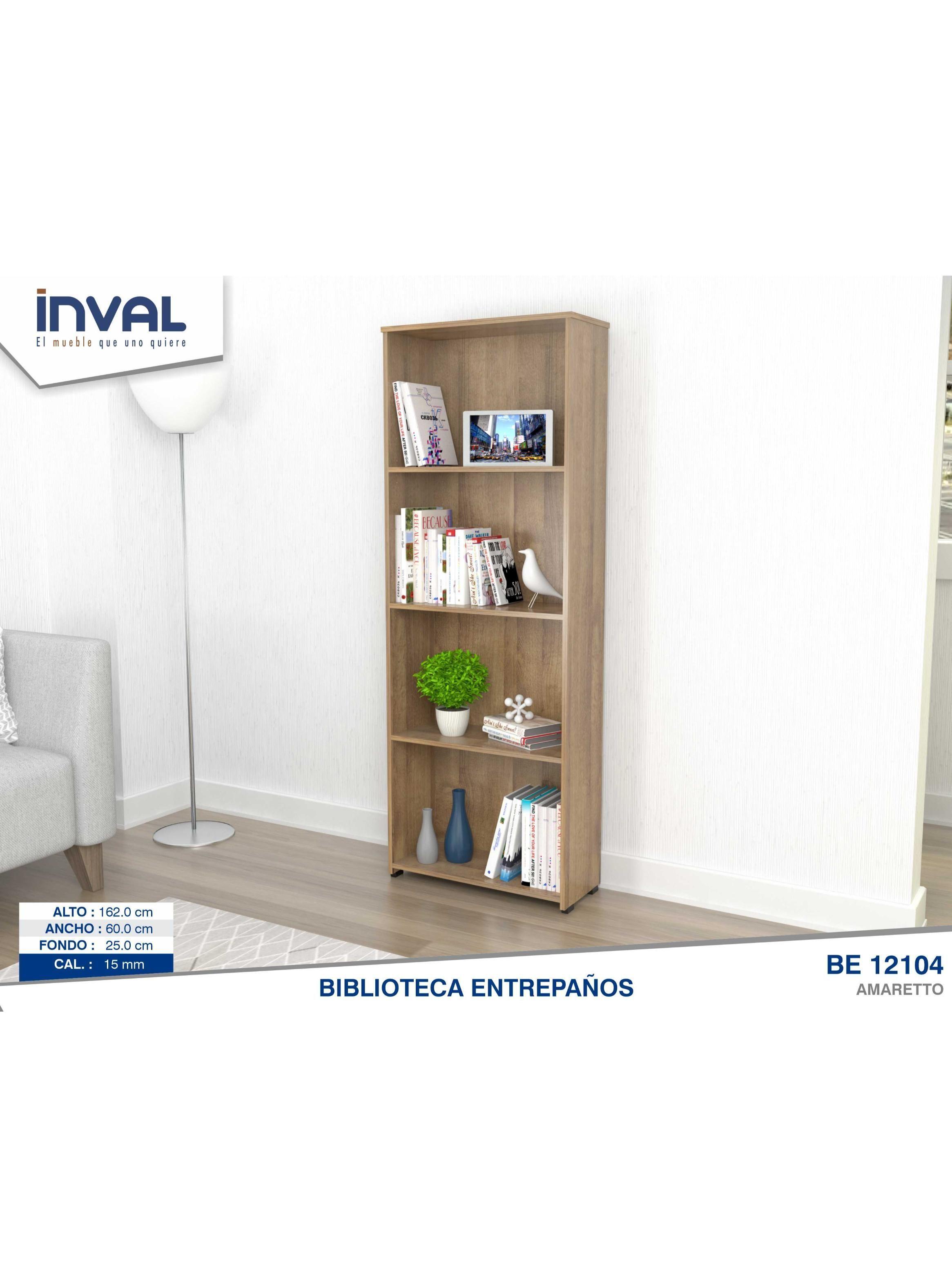Estante Biblioteca 162x60x25 cm amaretto-5