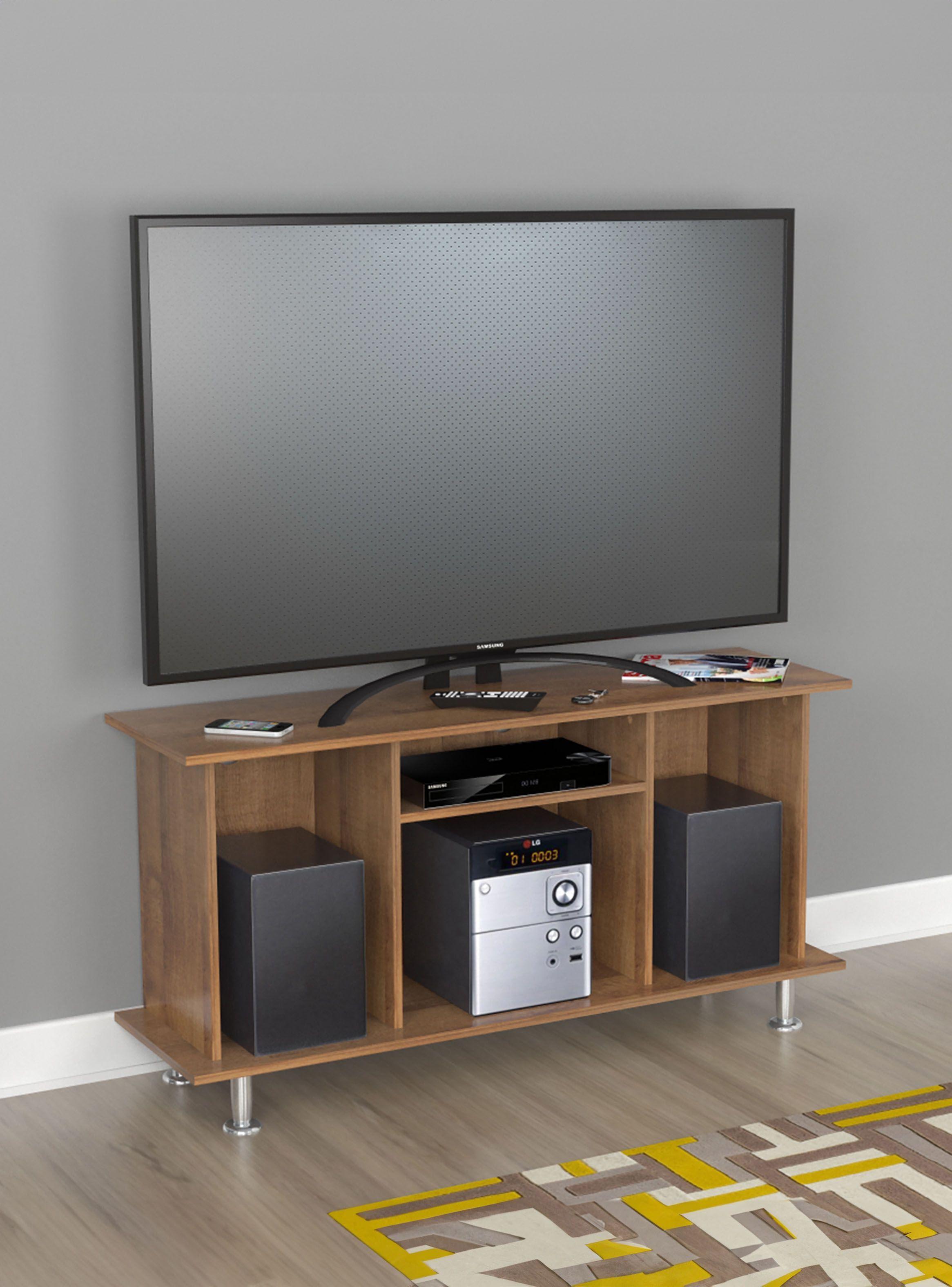 Rack de TV 50 "  Amaretto 61cm x 120cm x 35cm-2