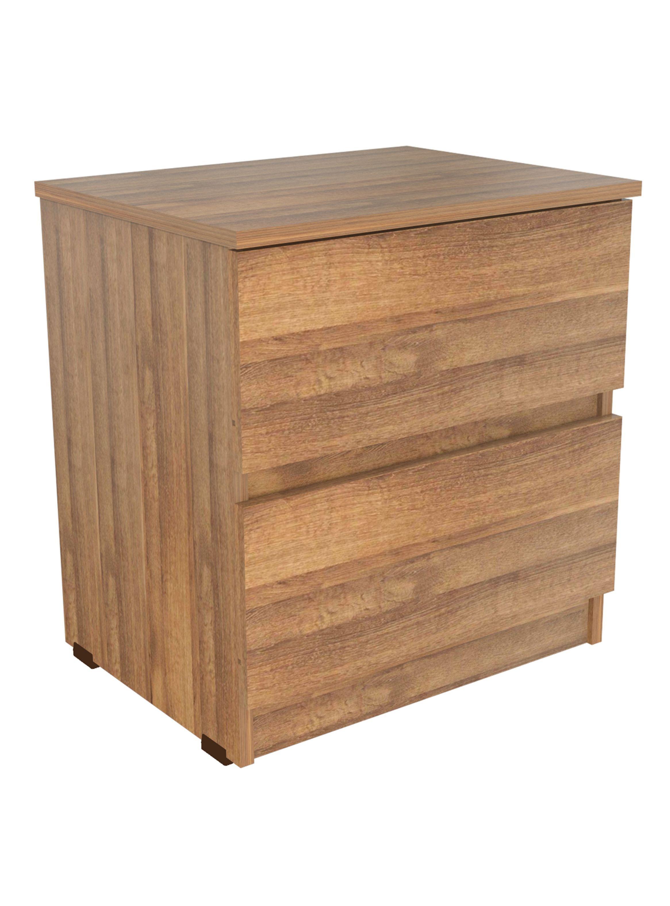 Velador Amaretto 2 cajones 51cm x 48cm x 37,5 MN2610-2